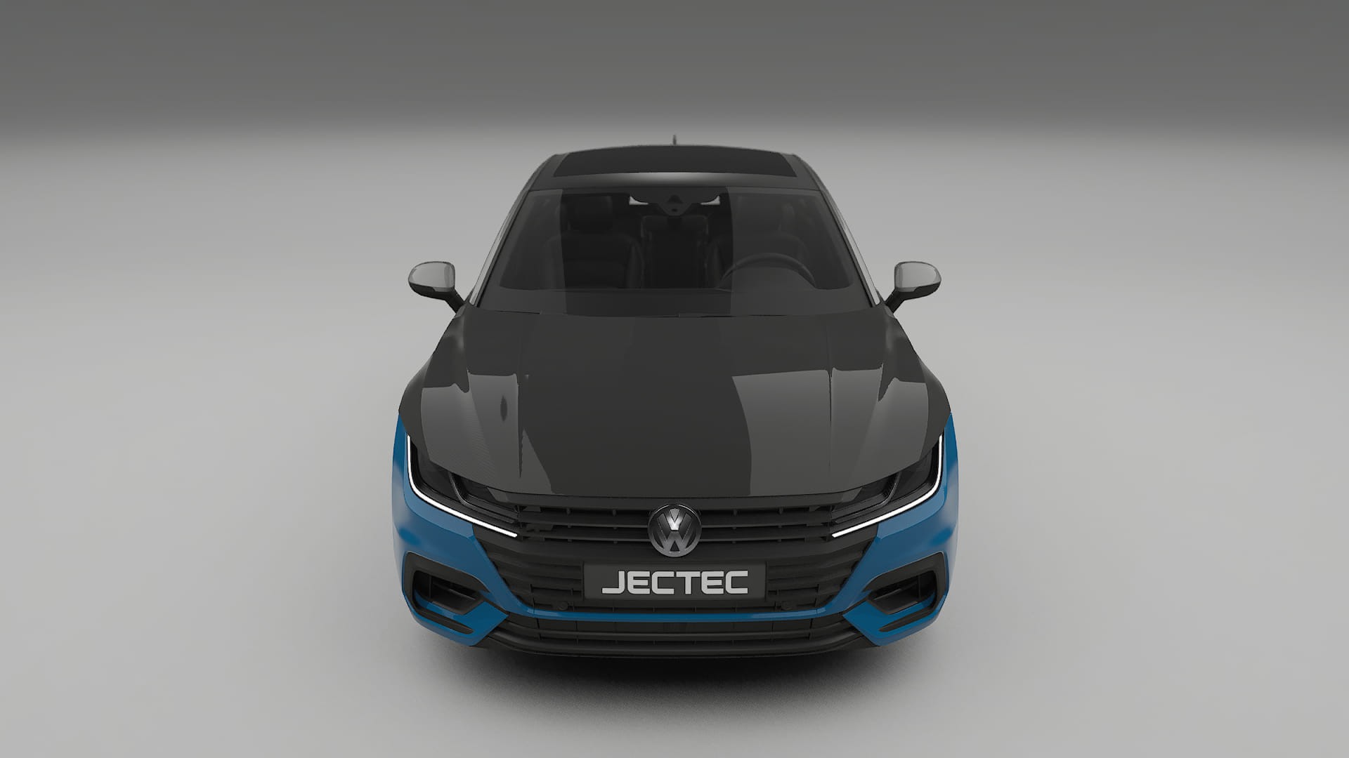 Lakbeschermingsfolie VW Arteon R 3H prefacelift | CrystalGuard Voorkit met Carbon Motorkap