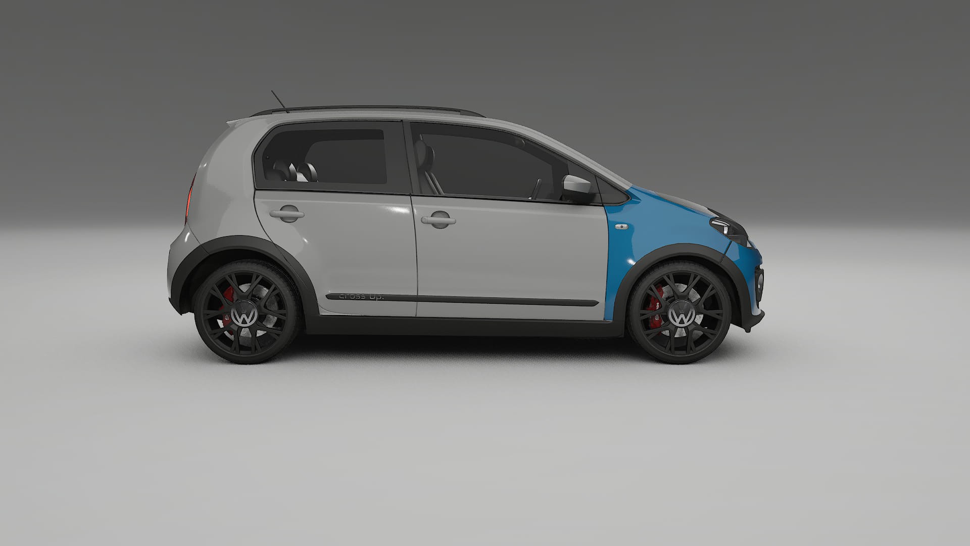 Lakbeschermingsfolie VW Cross Up | CrystalGuard Voorkit met Carbon Motorkap 2