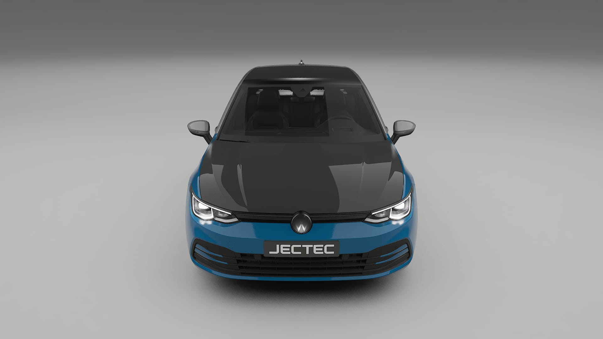 Lakbeschermingsfolie VW Golf Mk8 | CrystalGuard Voorkit met Carbon Motorkap