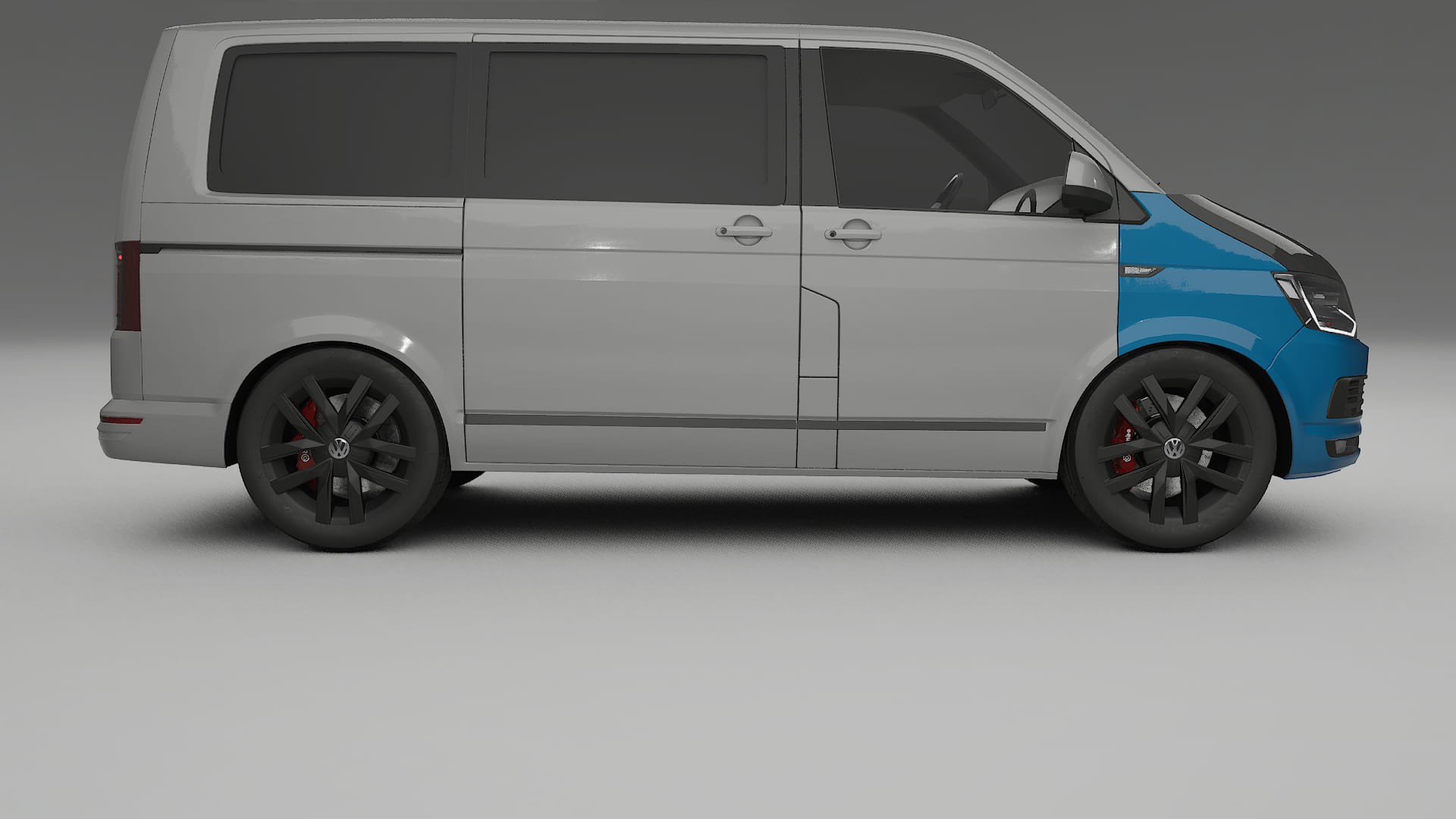 Lakbeschermingsfolie VW Transporter T6 Multivan | CrystalGuard Voorkit met Carbon Motorkap