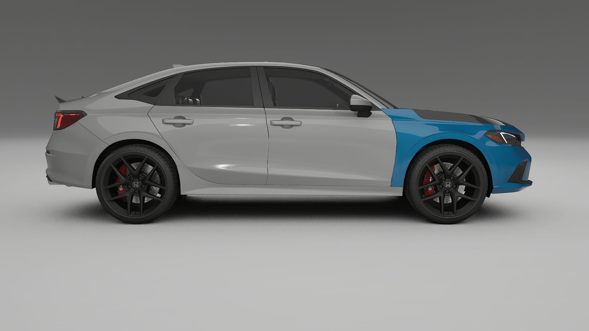Lakbeschermingsfolie Honda Civic Si | CrystalGuard Voorkit met Carbon Motorkap