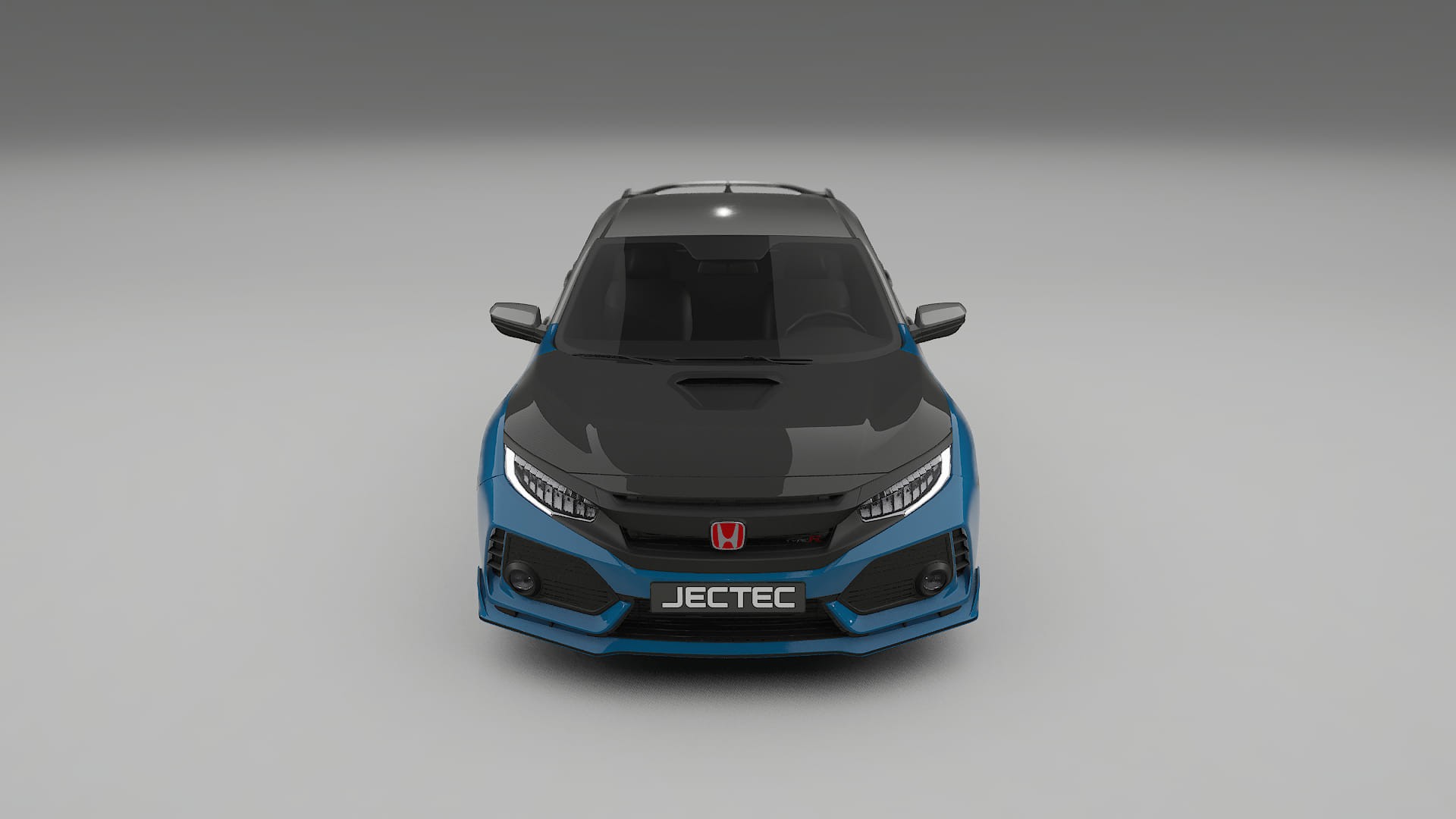 Lakbeschermingsfolie Honda Civic Type-R | CrystalGuard Voorkit met Carbon Motorkap