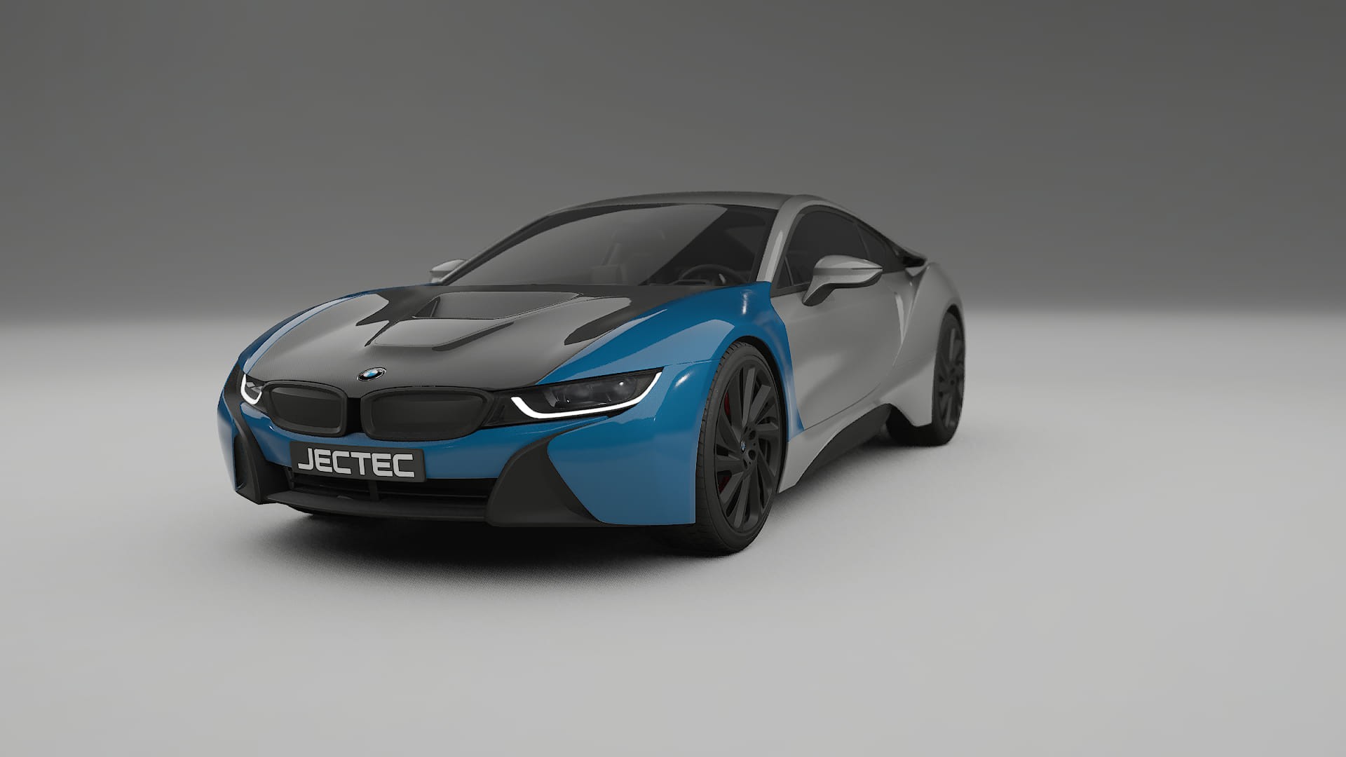 Lakbeschermingsfolie BMW I8 I12 | CrystalGuard Voorkit met Carbon Motorkap