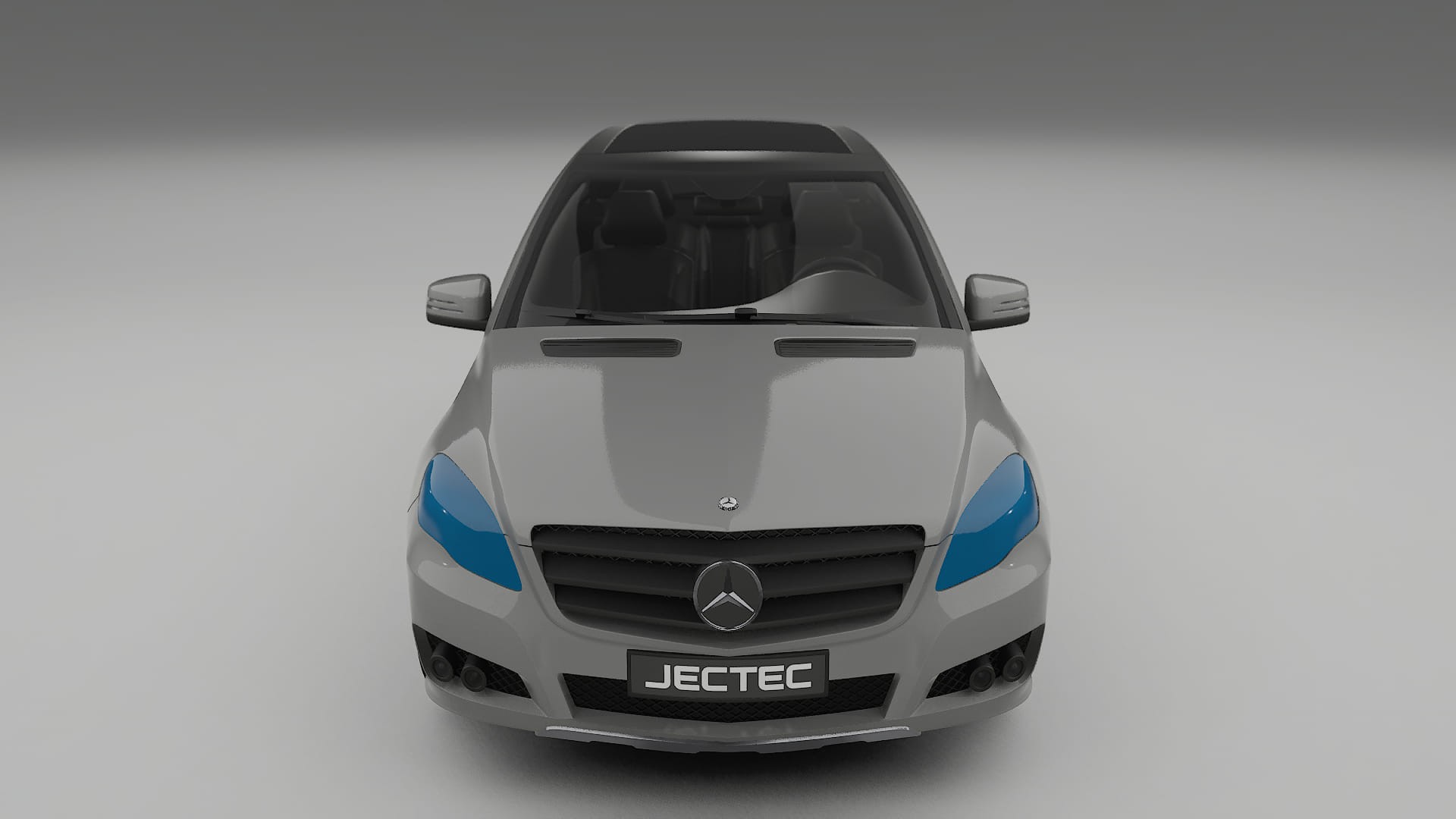 Mercedes R-class W251 facelift LCI Lakbeschermingsfolie | CrystalGuard Transparante TPU PPF Voorkant Beschermingskit
