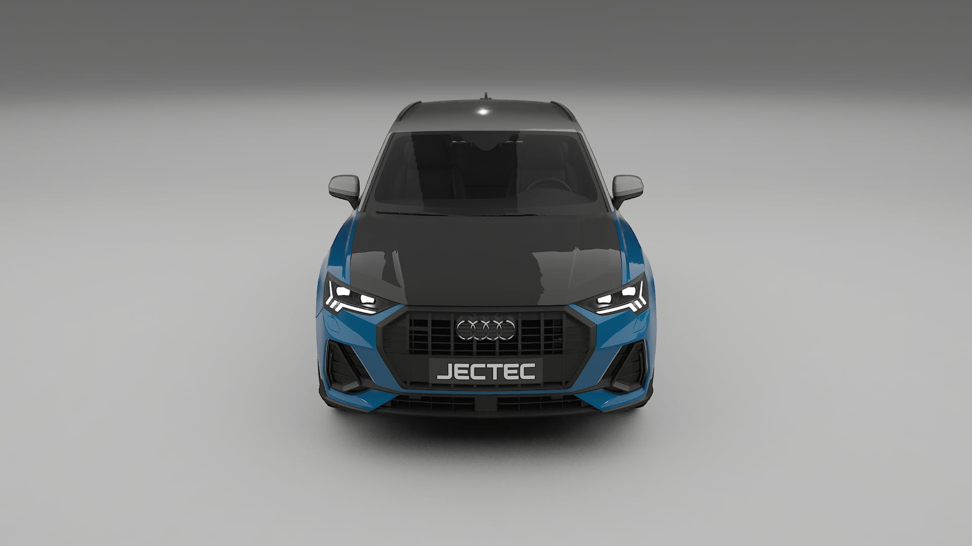 Lakbeschermingsfolie Audi Q3 S-Line F3 | CrystalGuard Voorkit met Carbon Motorkap