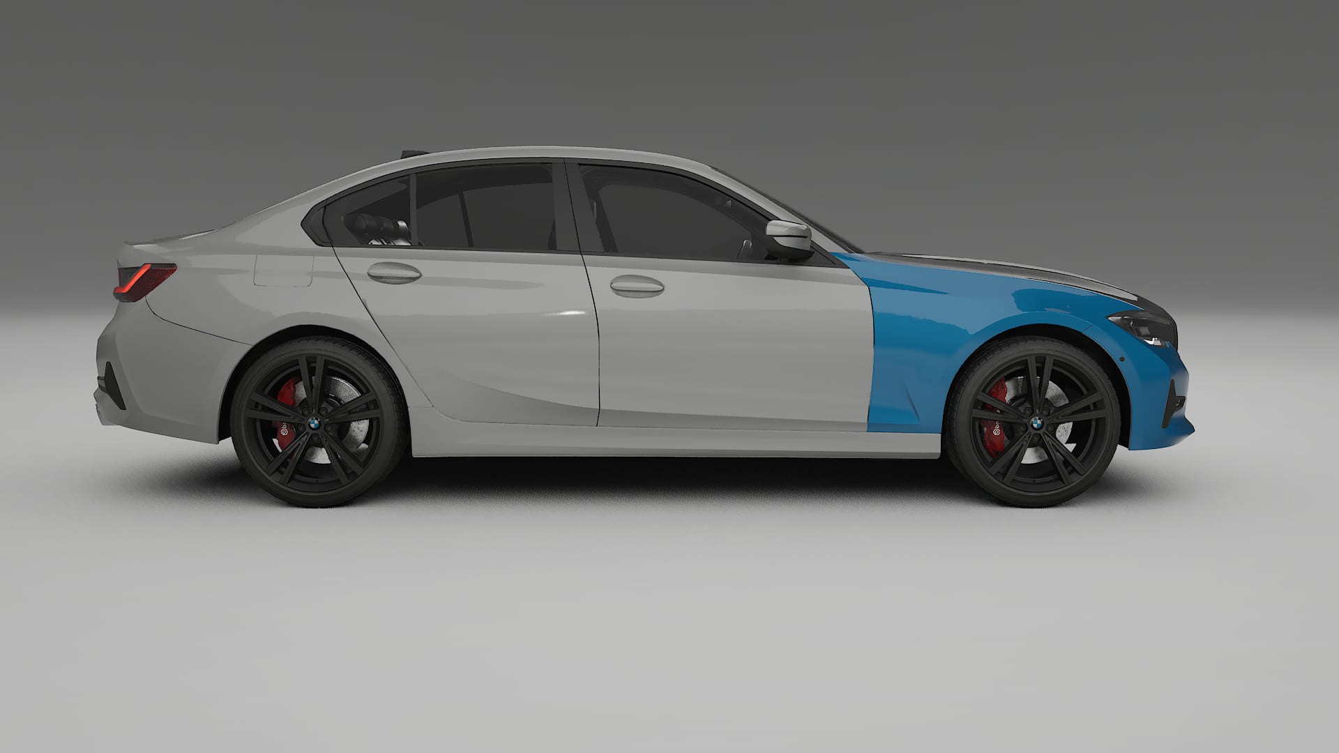 Lakbeschermingsfolie BMW 3 G20 prefacelift | CrystalGuard Voorkit met Carbon Motorkap