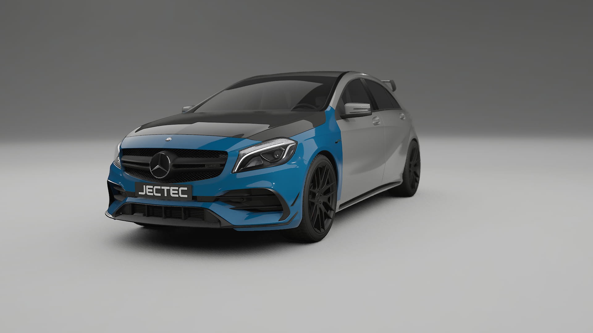 Lakbeschermingsfolie Mercedes A45 AMG W176 | CrystalGuard Voorkit met Carbon Motorkap