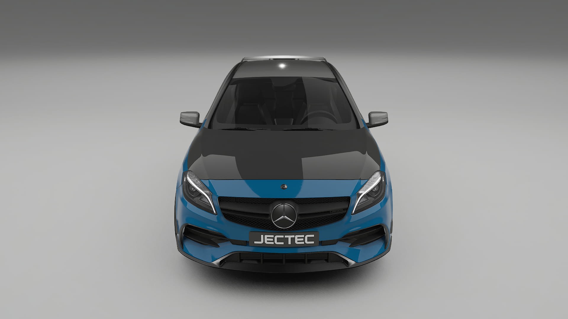 Lakbeschermingsfolie Mercedes A45 AMG W176 | CrystalGuard Voorkit met Carbon Motorkap