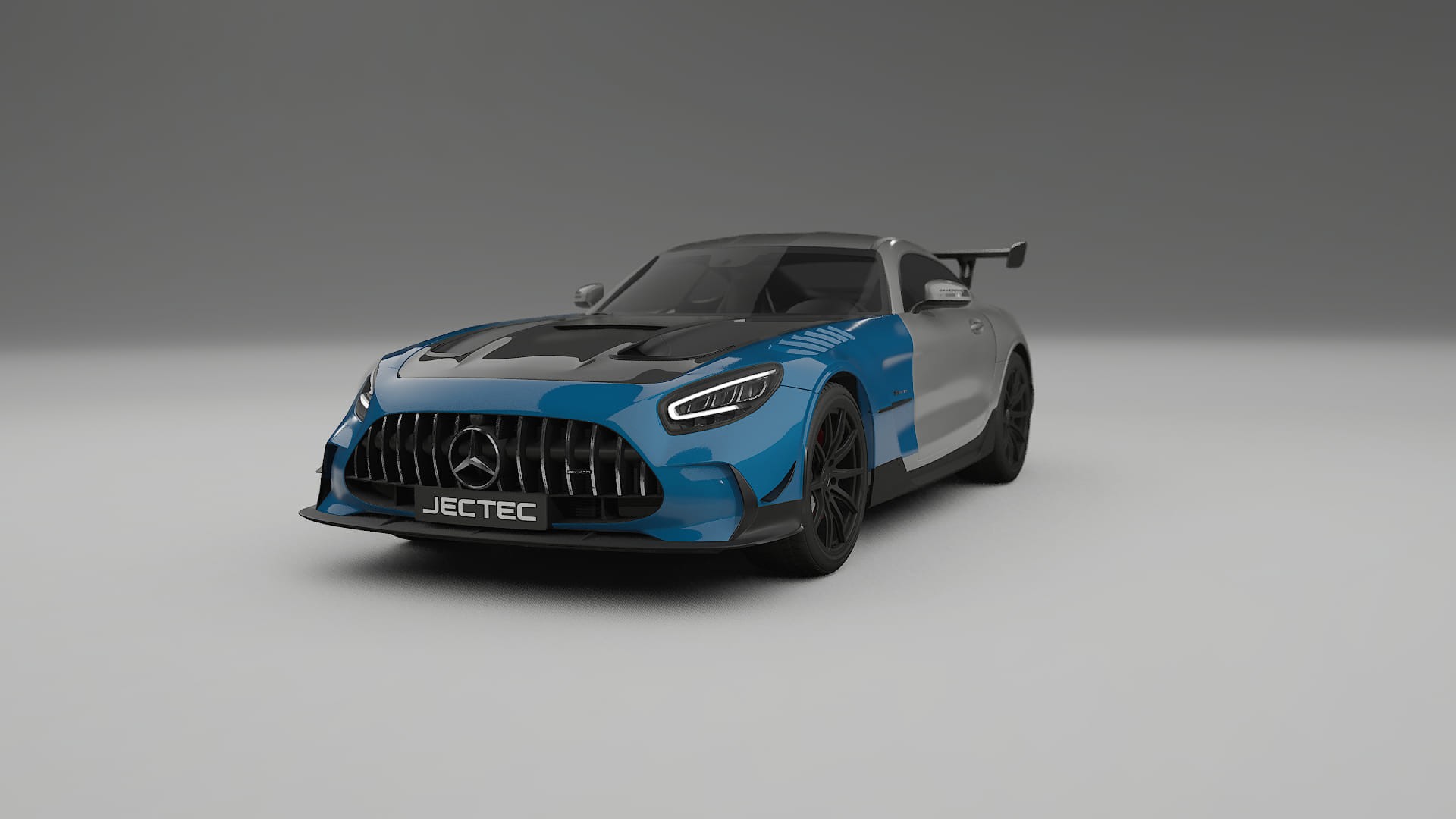 Lakbeschermingsfolie Mercedes AMG GT Black Series C192 coupe | CrystalGuard Voorkit met Carbon Motorkap