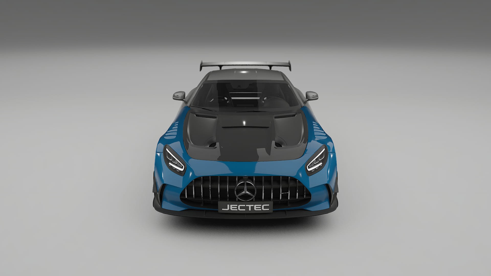 Lakbeschermingsfolie Mercedes AMG GT Black Series C192 coupe | CrystalGuard Voorkit met Carbon Motorkap