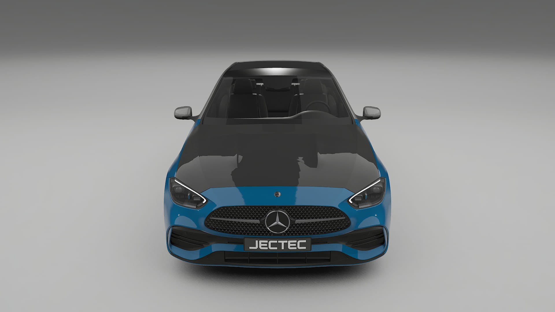 Lakbeschermingsfolie Mercedes C-class W206 | CrystalGuard Voorkit met Carbon Motorkap