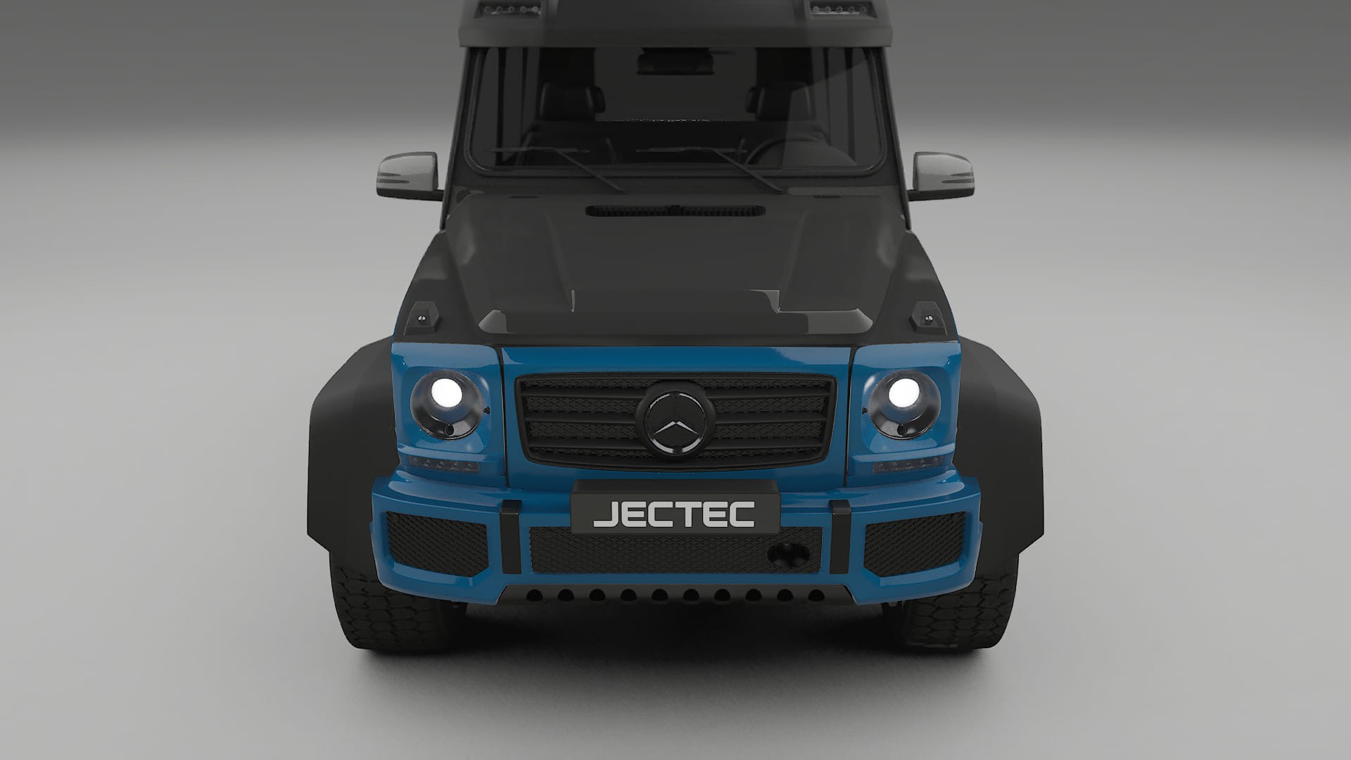 Lakbeschermingsfolie Mercedes G-class 4x4 W463 | CrystalGuard Voorkit met Carbon Motorkap