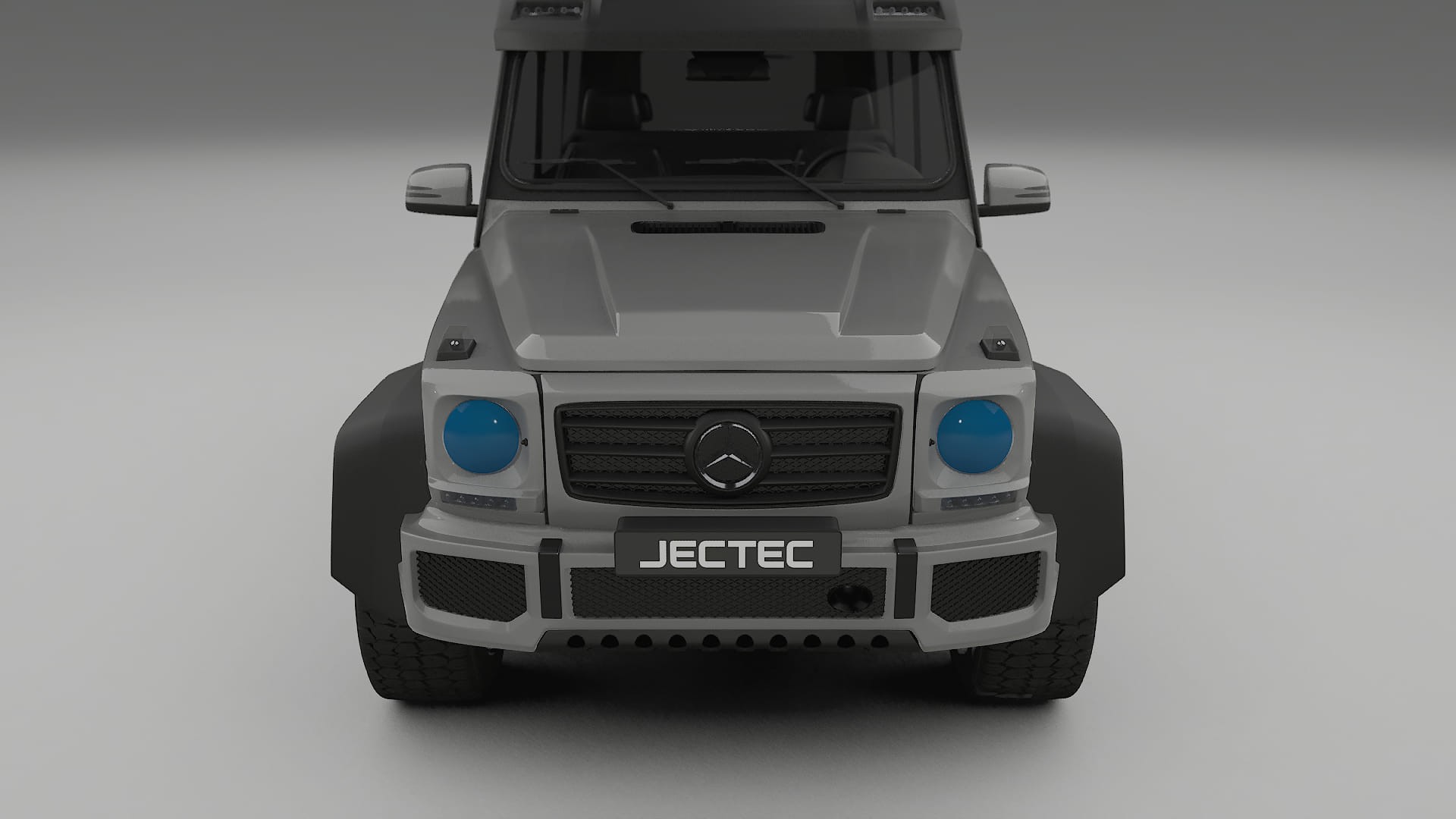 Lakbeschermingsfolie Mercedes G-class 4x4 W463 | CrystalGuard Voorkit met Carbon Motorkap