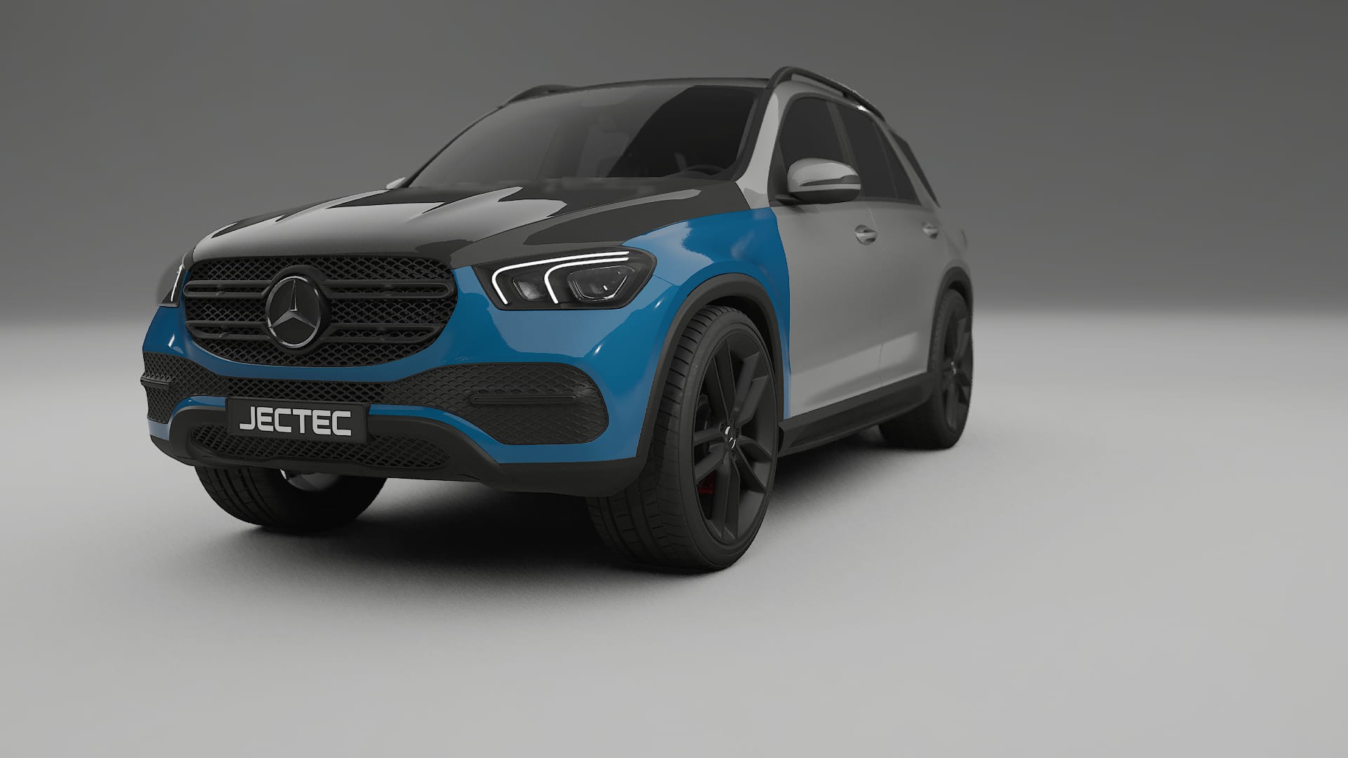Lakbeschermingsfolie Mercedes GLE W167 | CrystalGuard Voorkit met Carbon Motorkap