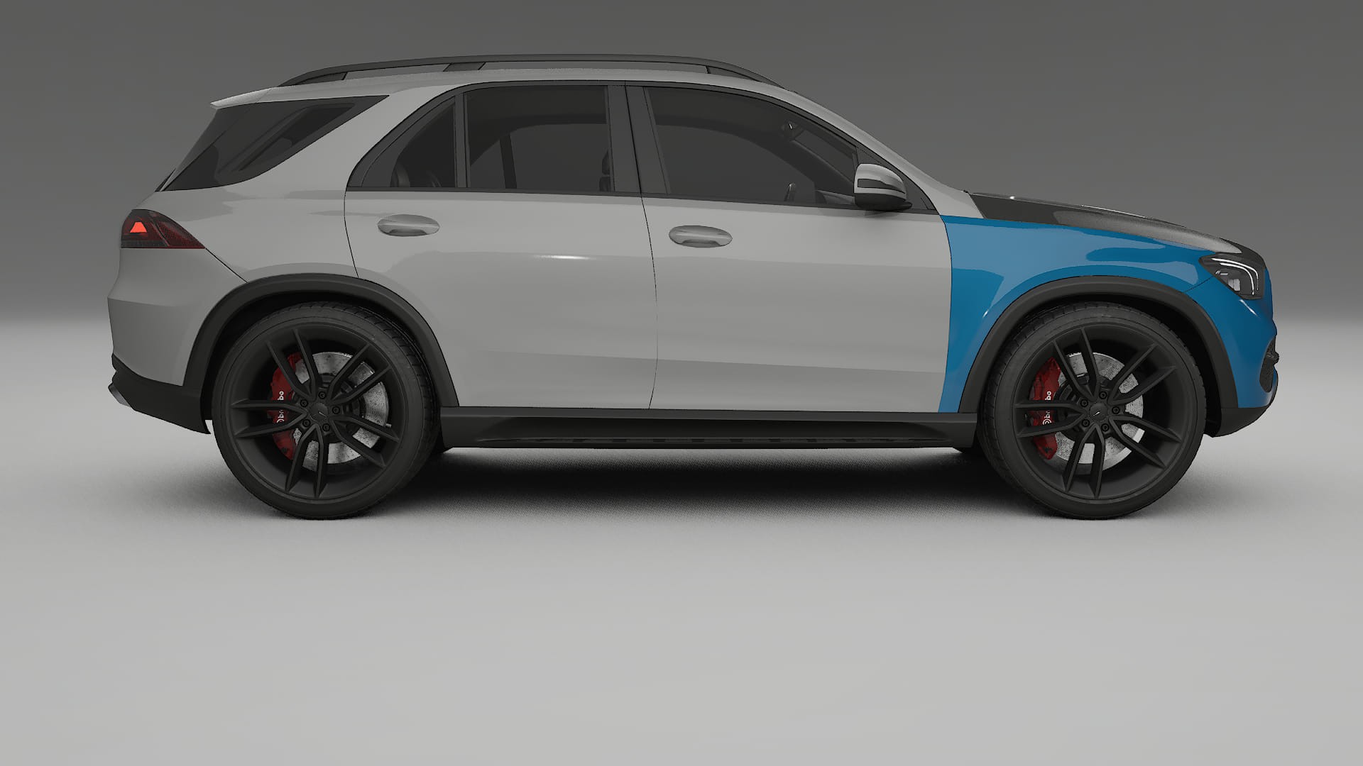 Lakbeschermingsfolie Mercedes GLE W167 | CrystalGuard Voorkit met Carbon Motorkap
