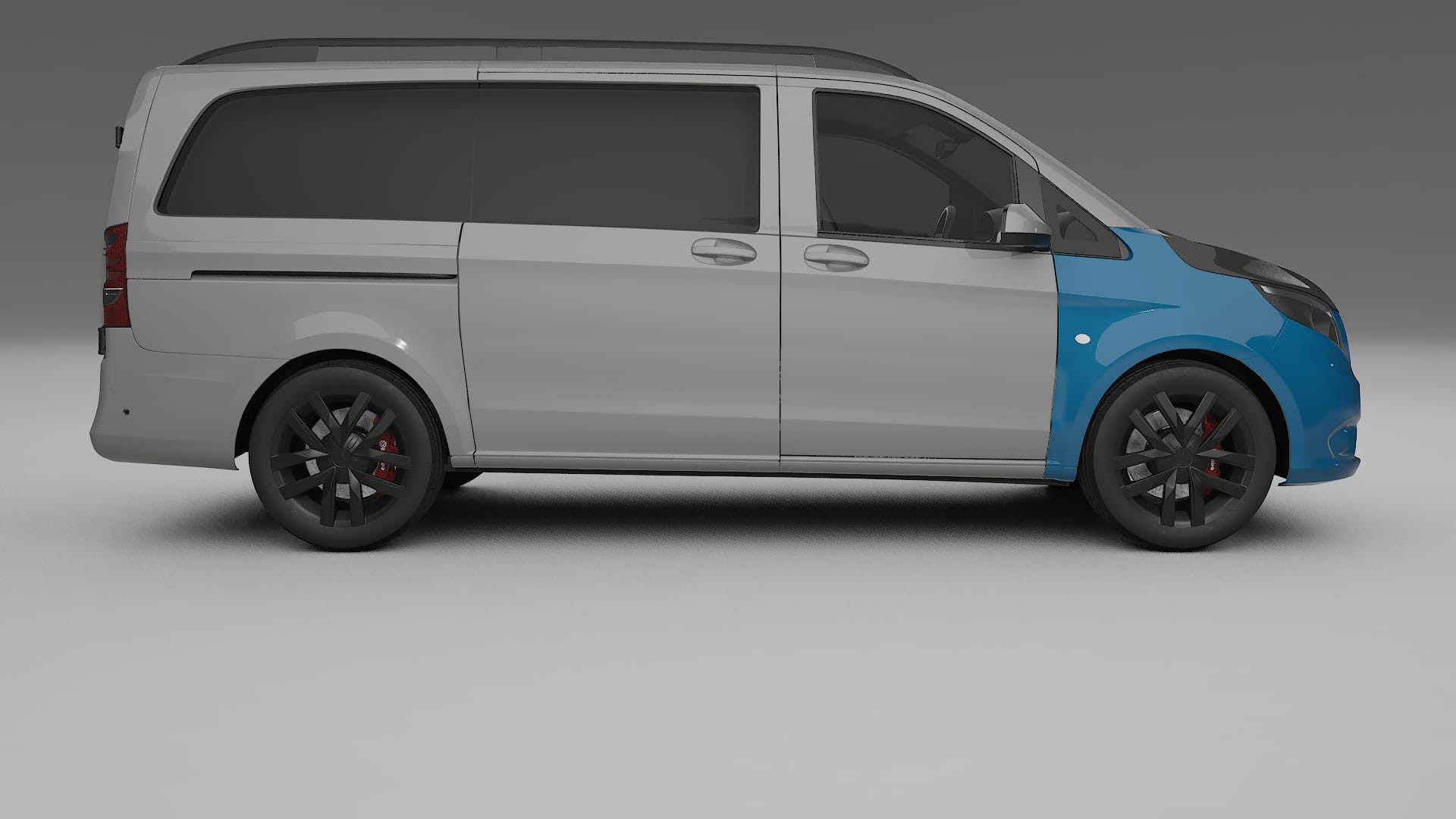 Lakbeschermingsfolie Mercedes Vito Kort W447 prefacelift | CrystalGuard Voorkit met Carbon Motorkap