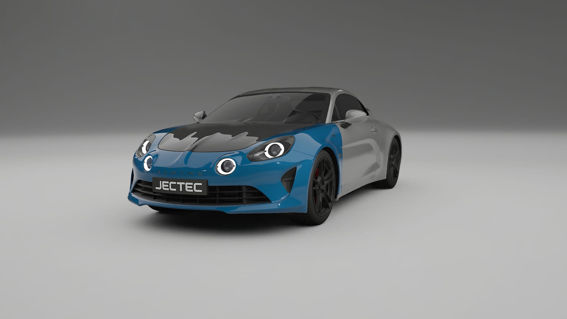 Lakbeschermingsfolie Renault Alpine A110 | CrystalGuard Voorkit met Carbon Motorkap