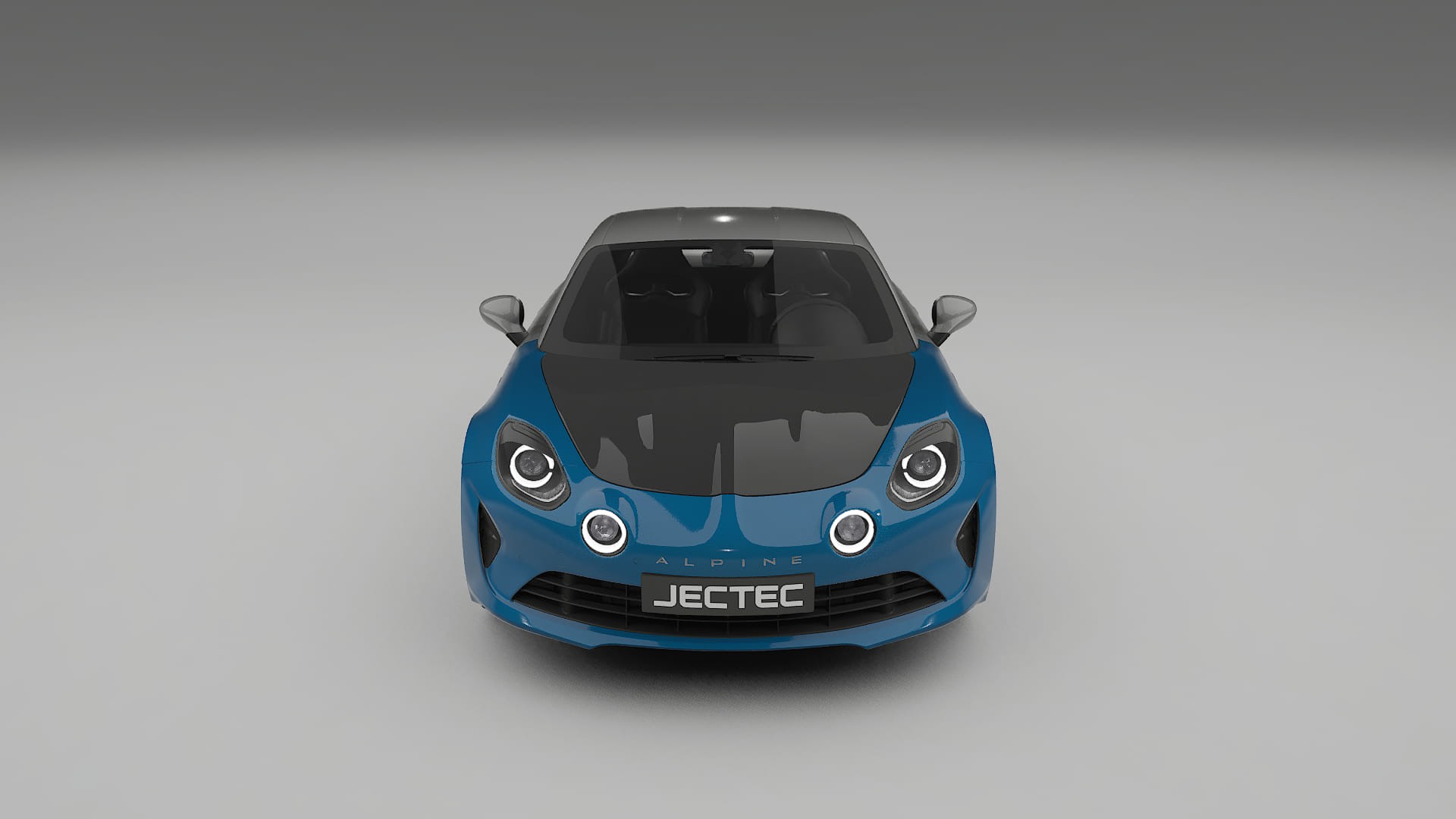 Lakbeschermingsfolie Renault Alpine A110 | CrystalGuard Voorkit met Carbon Motorkap