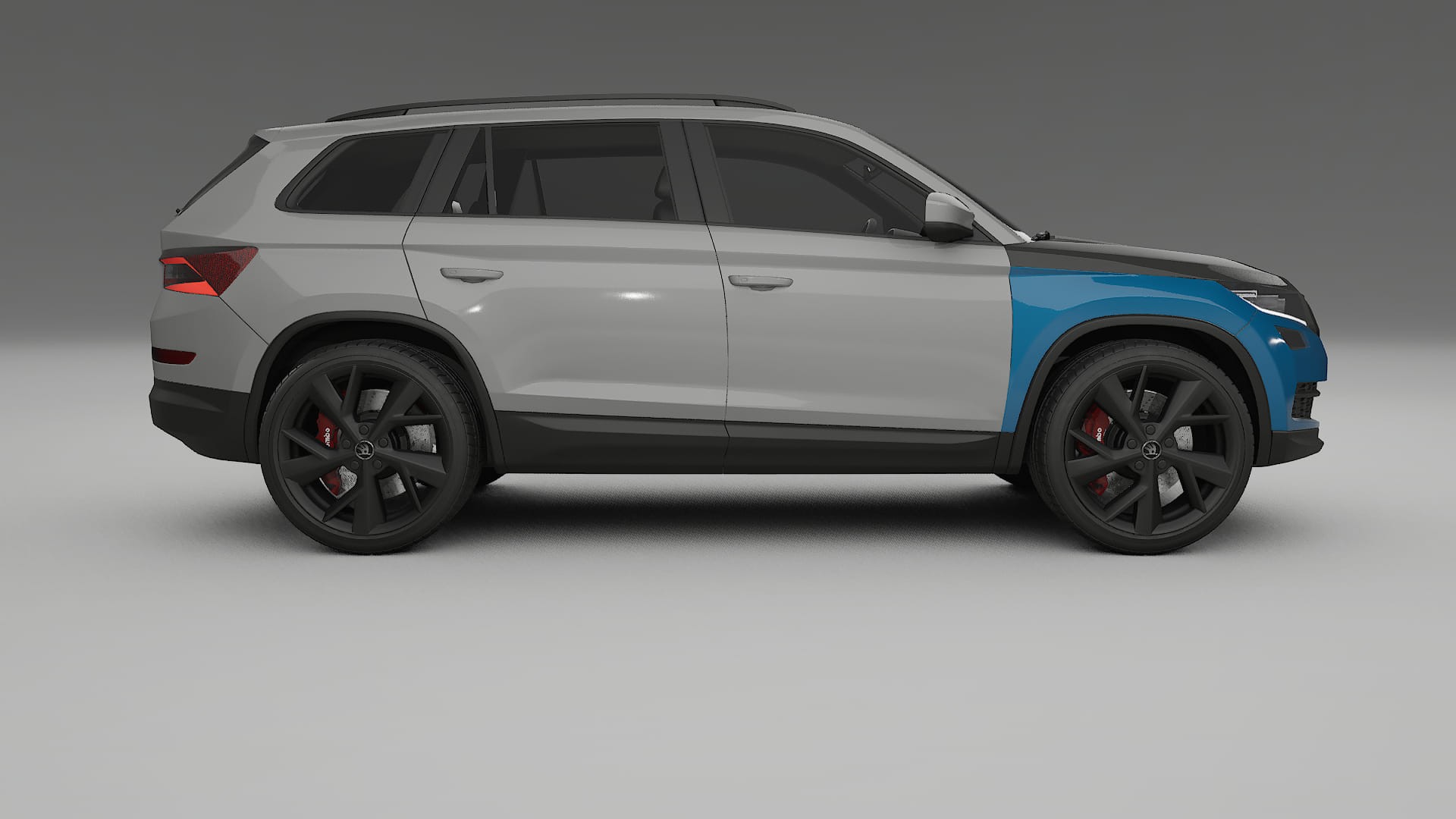 Lakbeschermingsfolie Škoda Kodiaq NS7 | CrystalGuard Voorkit met Carbon Motorkap