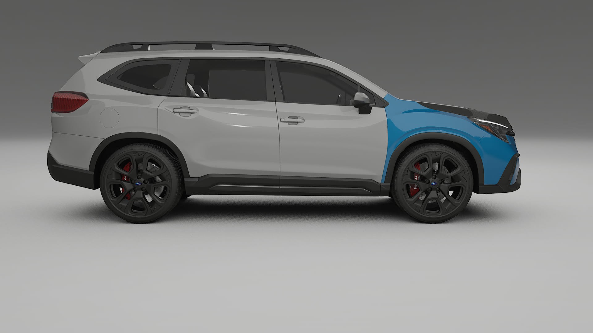 Lakbeschermingsfolie Subaru Ascent BT facelift | CrystalGuard Voorkit met Carbon Motorkap