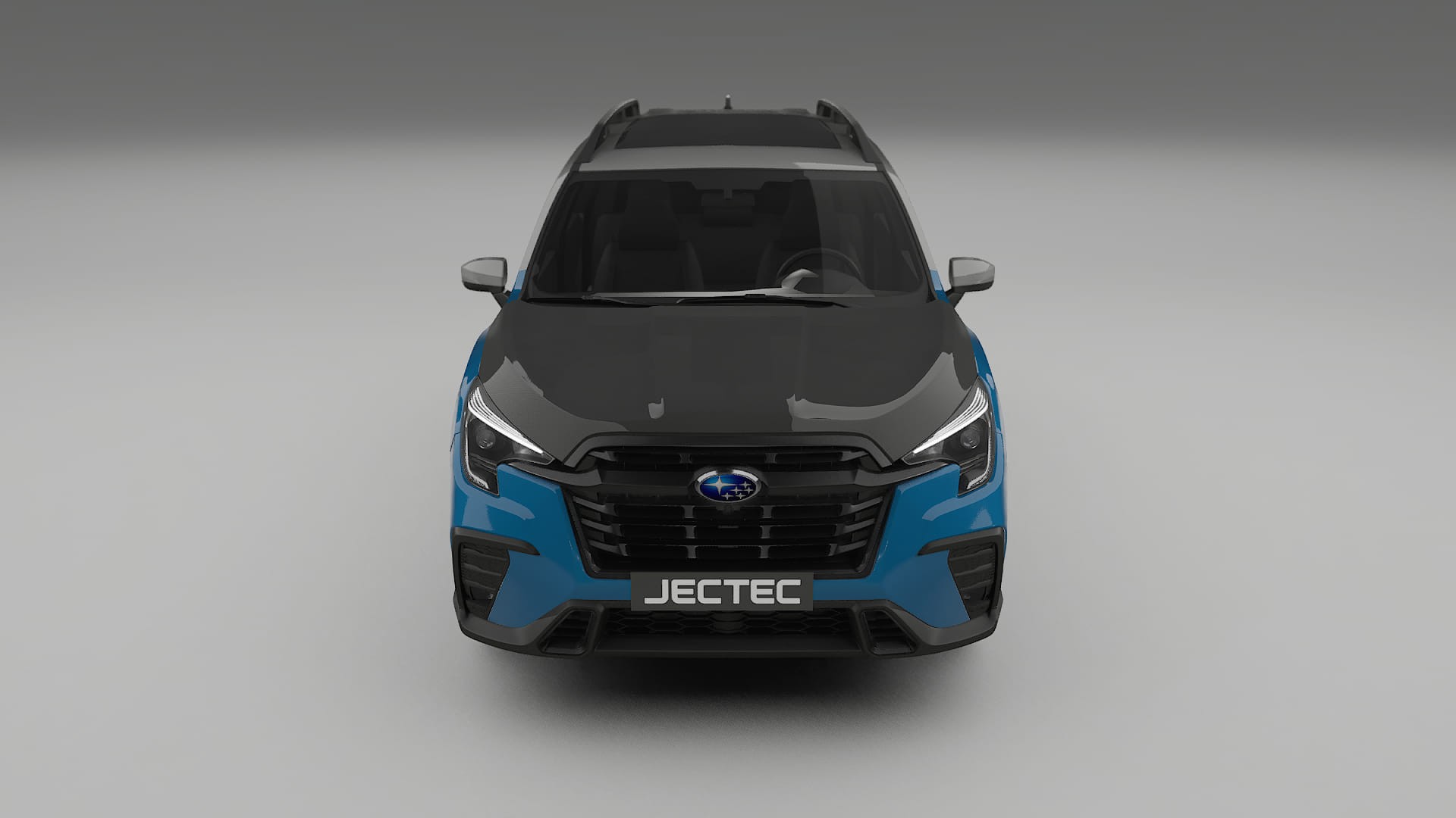 Lakbeschermingsfolie Subaru Ascent BT facelift | CrystalGuard Voorkit met Carbon Motorkap