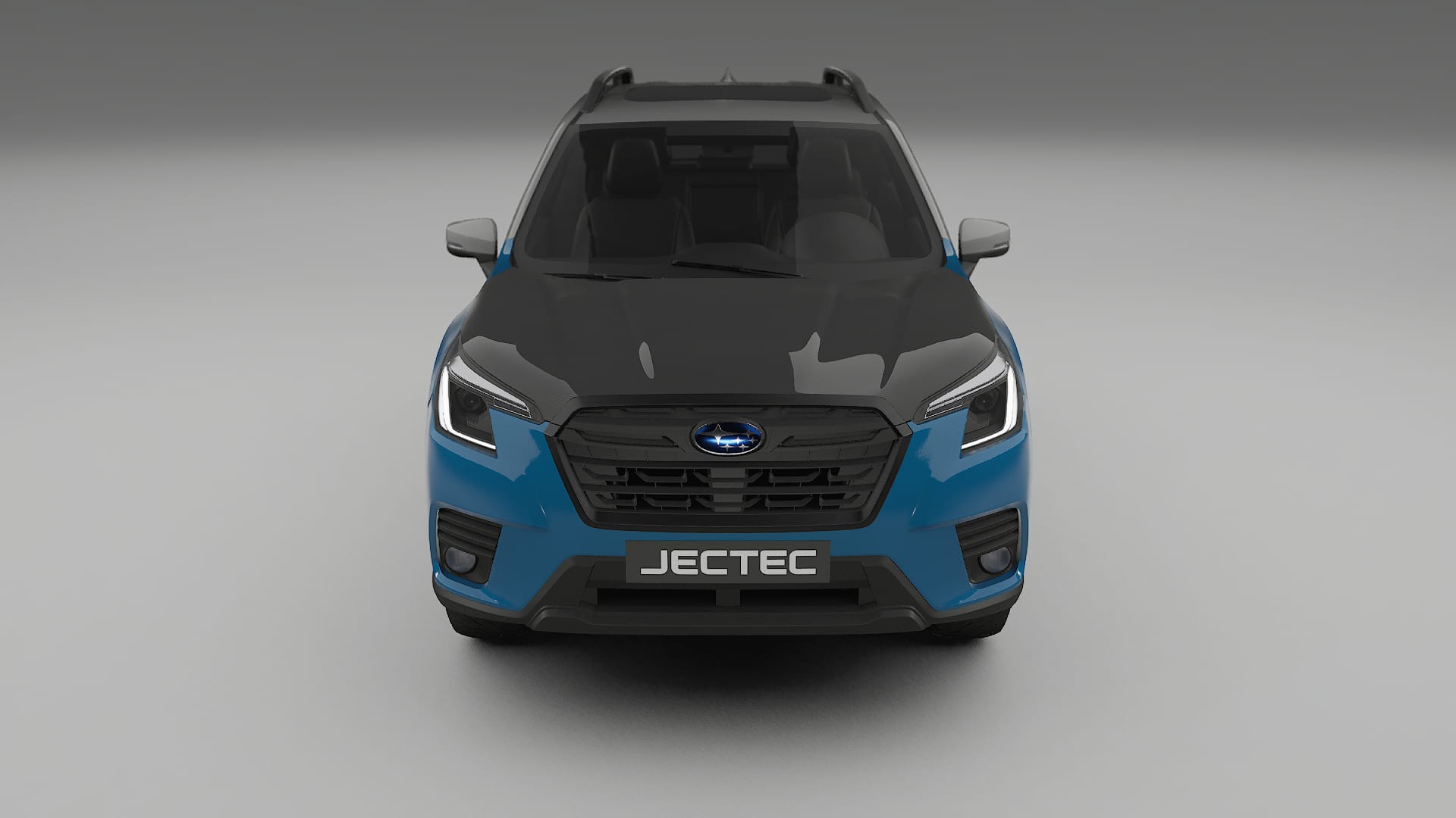 Lakbeschermingsfolie Subaru Forester V SK facelift | CrystalGuard Voorkit met Carbon Motorkap