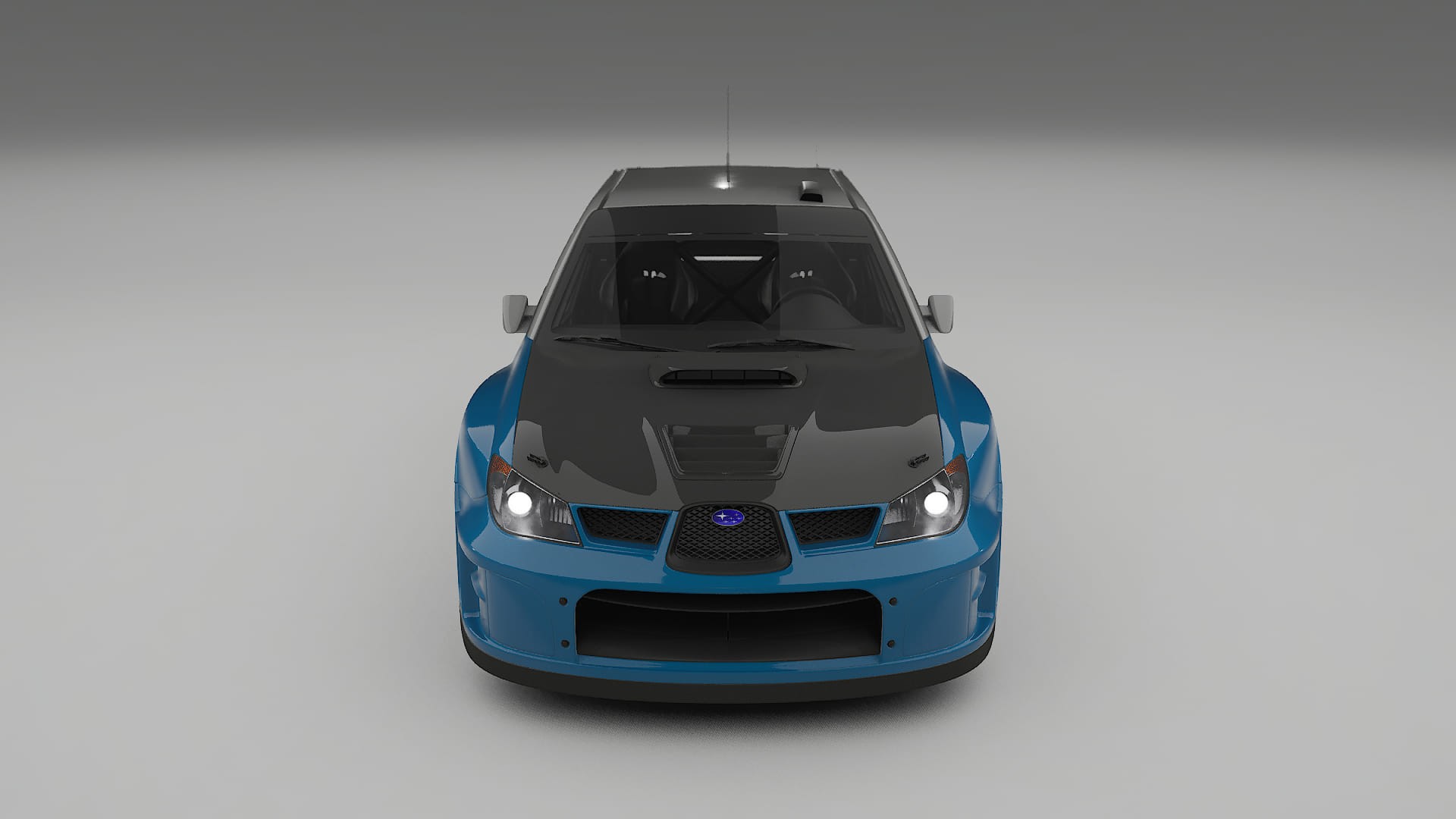 Lakbeschermingsfolie Subaru Impreza WRC GD | CrystalGuard Voorkit met Carbon Motorkap