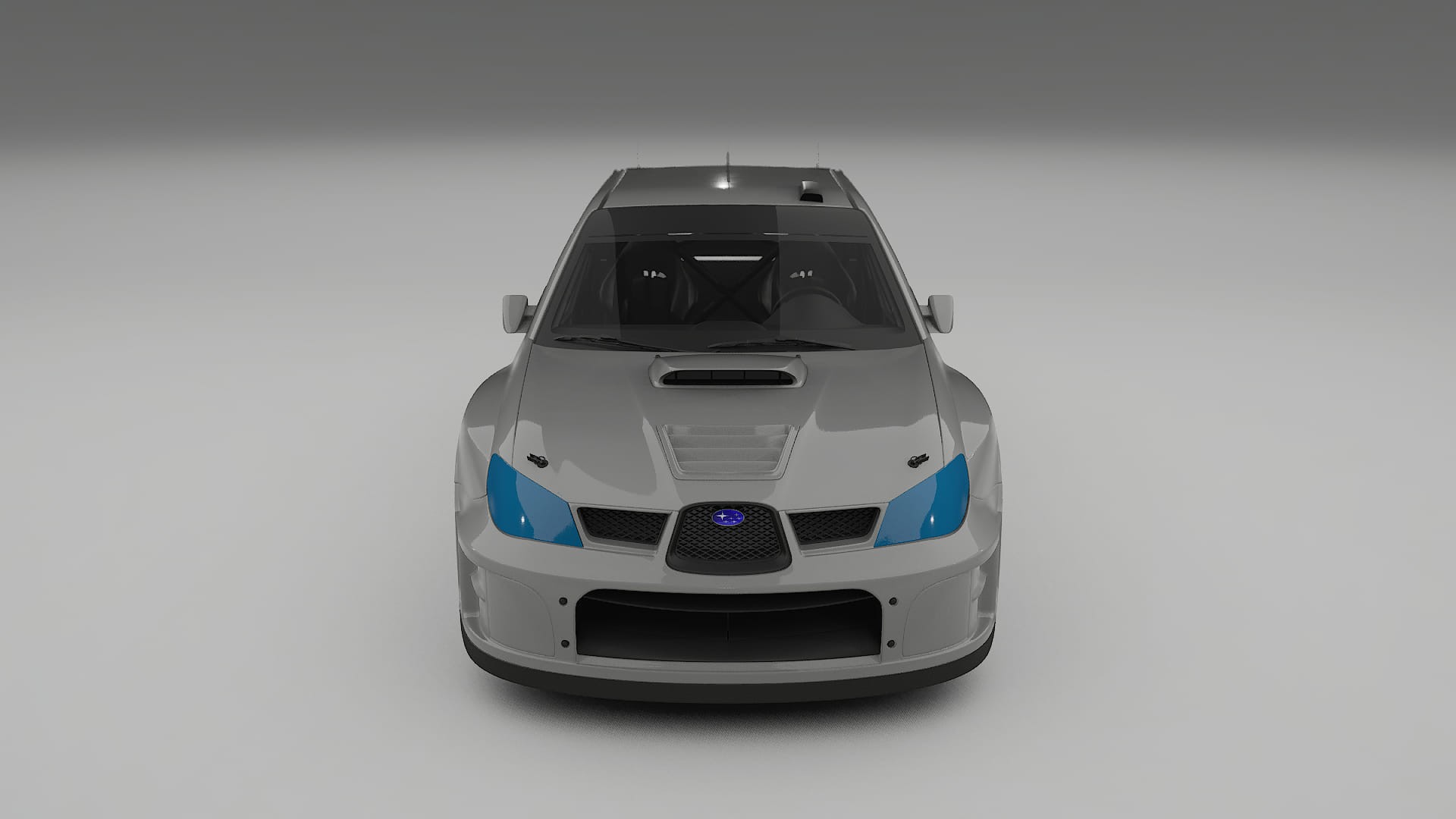 Lakbeschermingsfolie Subaru Impreza WRC GD | CrystalGuard Voorkit met Carbon Motorkap