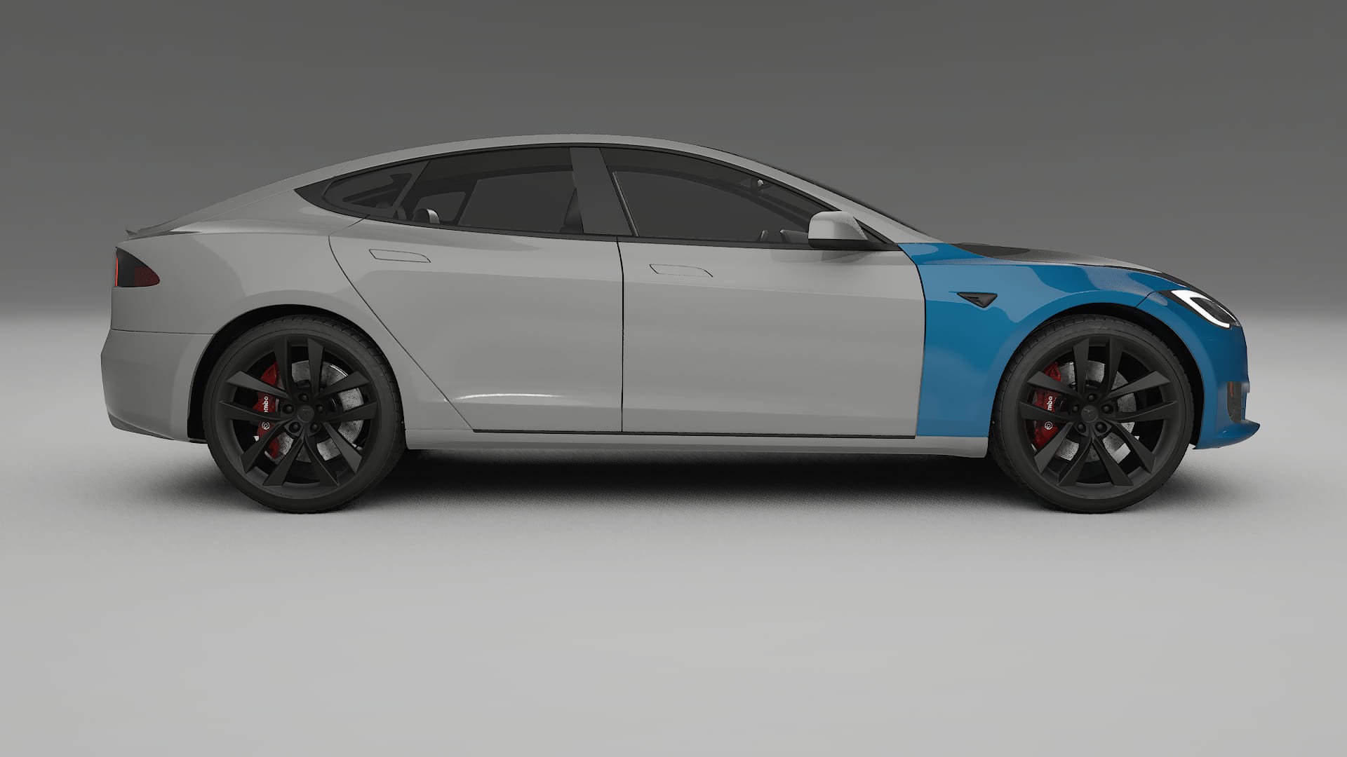 Lakbeschermingsfolie Tesla Model-S Refresh | CrystalGuard Voorkit met Carbon Motorkap
