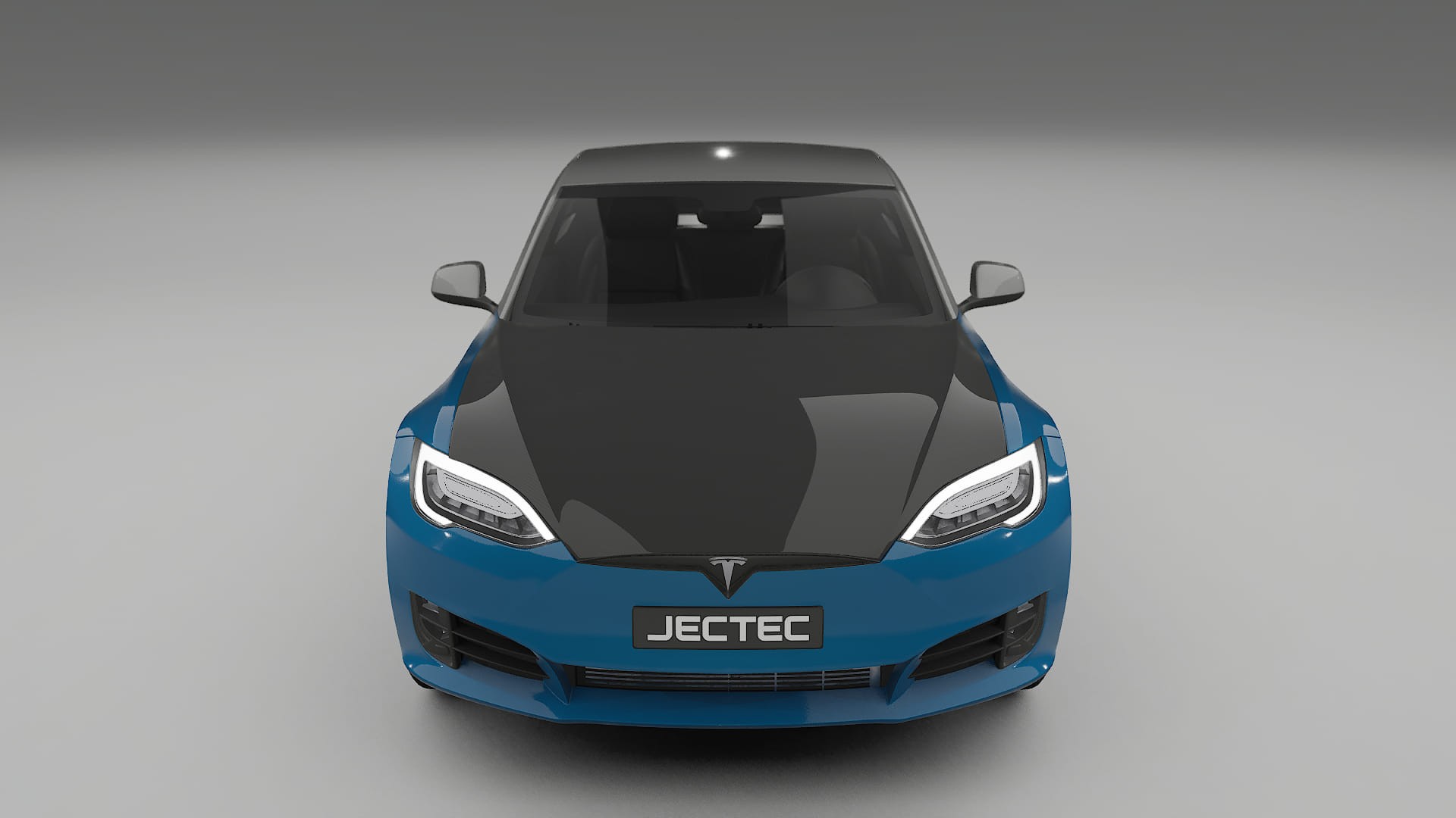 Lakbeschermingsfolie Tesla Model-S Refresh | CrystalGuard Voorkit met Carbon Motorkap