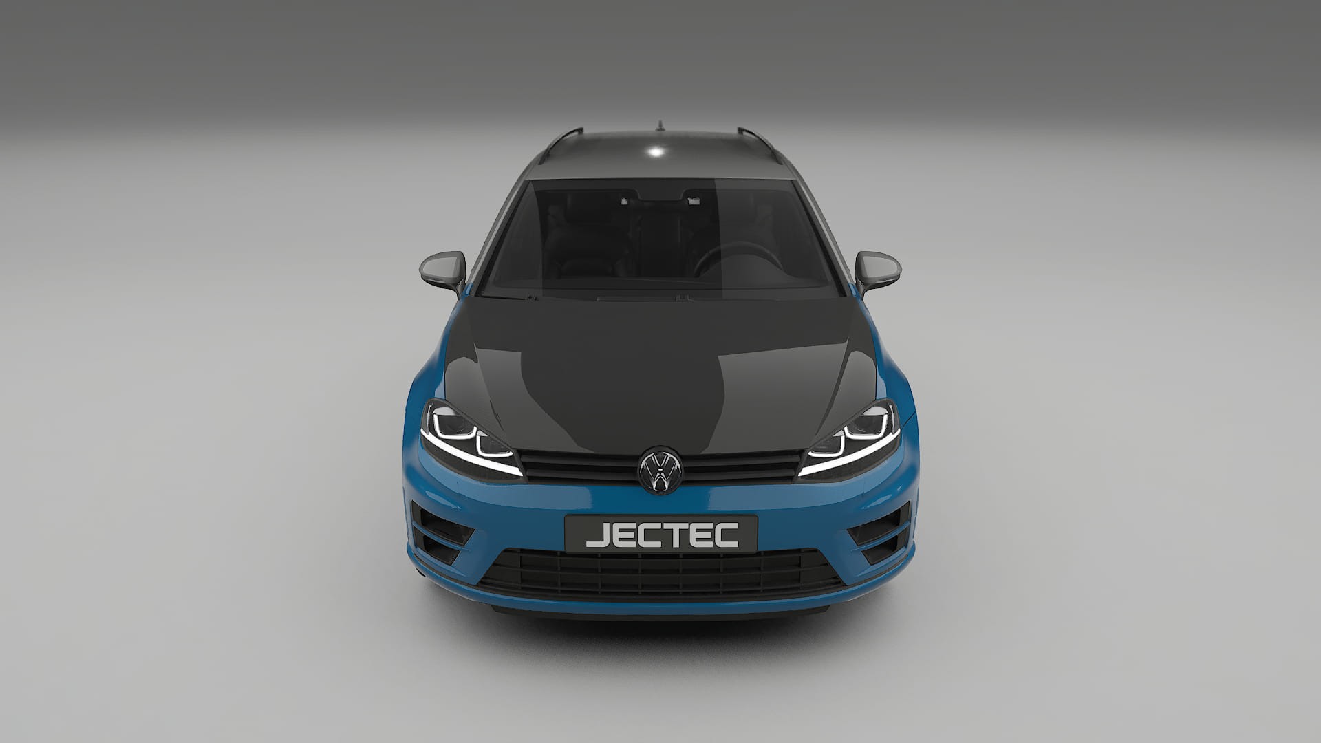 Lakbeschermingsfolie VW Golf Variant Mk7 | CrystalGuard Voorkit met Carbon Motorkap