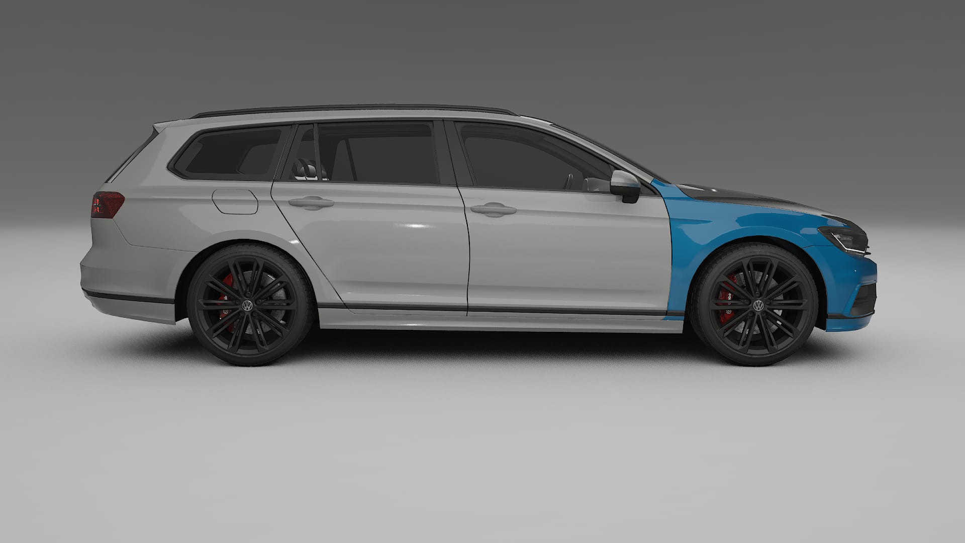 Lakbeschermingsfolie VW Passat VariantR B8 | CrystalGuard Voorkit met Carbon Motorkap 2