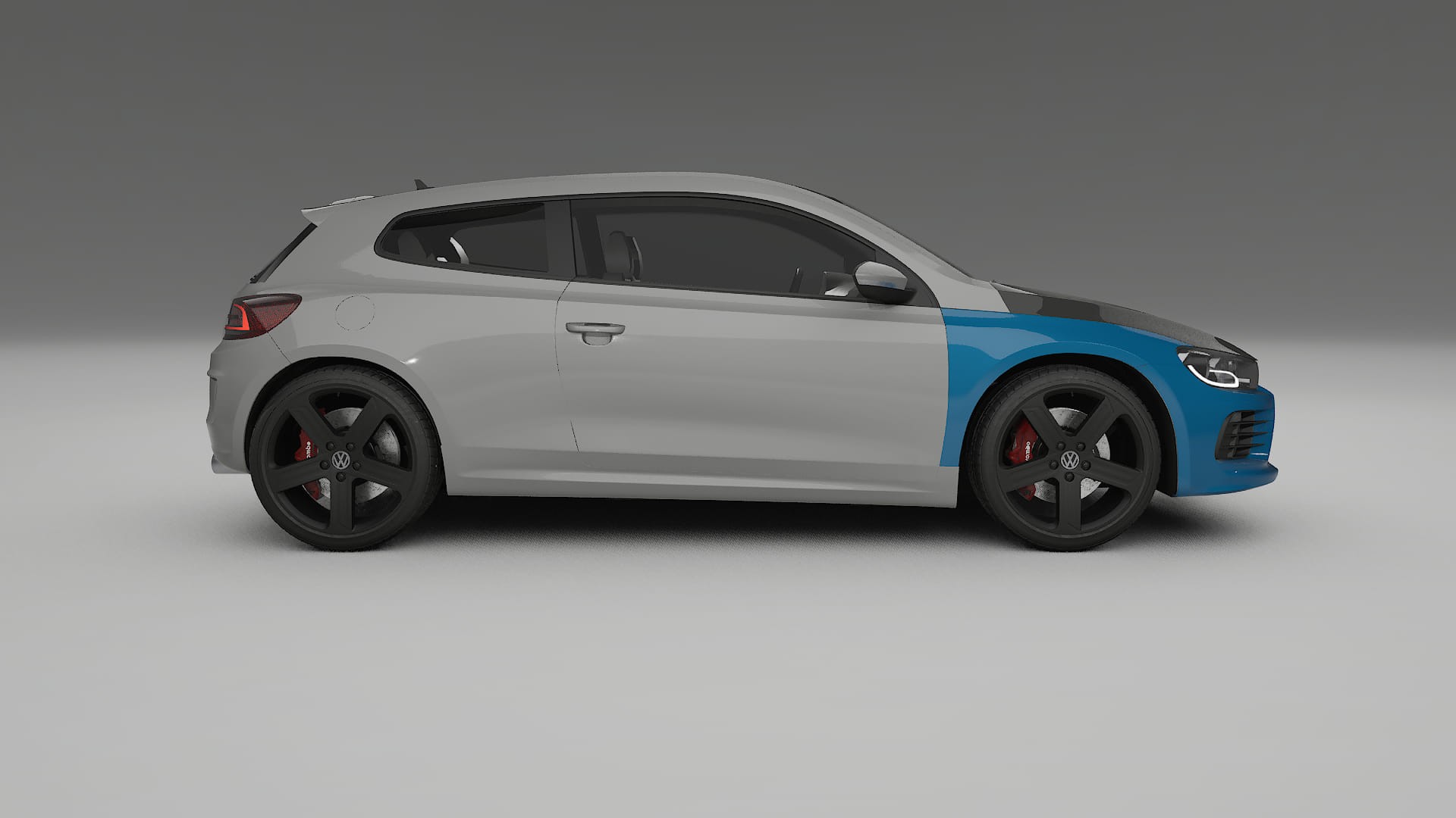 Lakbeschermingsfolie VW Scirocco R III | CrystalGuard Voorkit met Carbon Motorkap