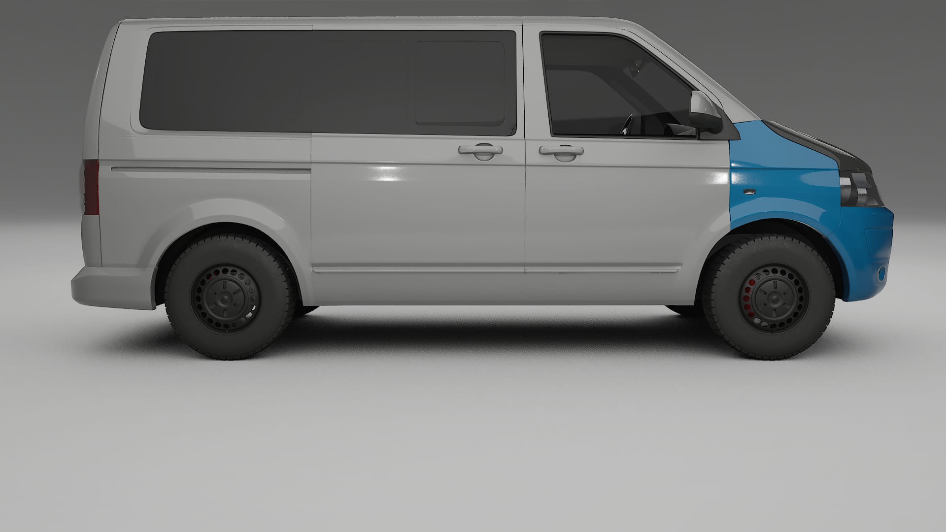 Lakbeschermingsfolie VW Transporter T5 Caravelle | CrystalGuard Voorkit met Carbon Motorkap
