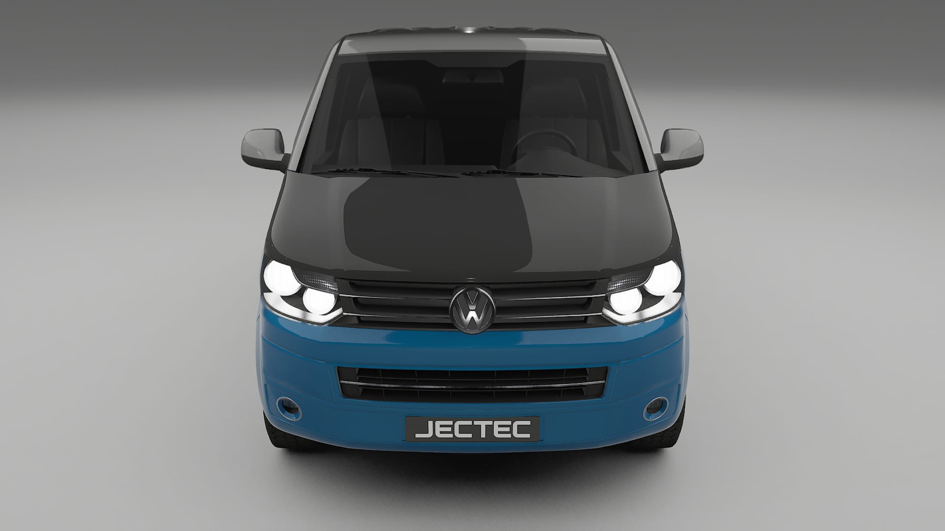 Lakbeschermingsfolie VW Transporter T5 Caravelle | CrystalGuard Voorkit met Carbon Motorkap