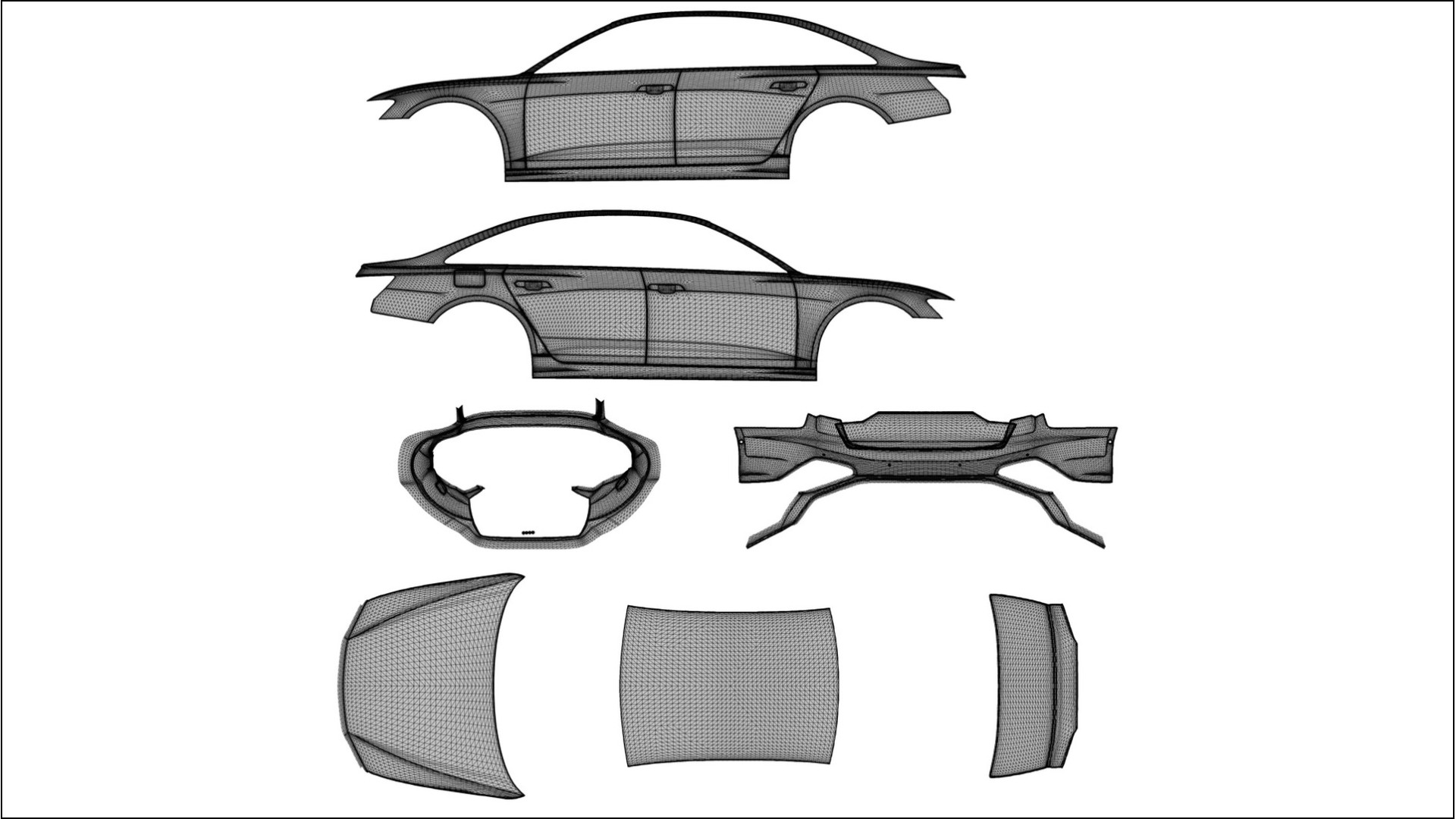 Audi A6 S-Line C8 COBRA 11 – Ontworpen Wrap PPF Kit van Printbaar Polyurethaanfolie