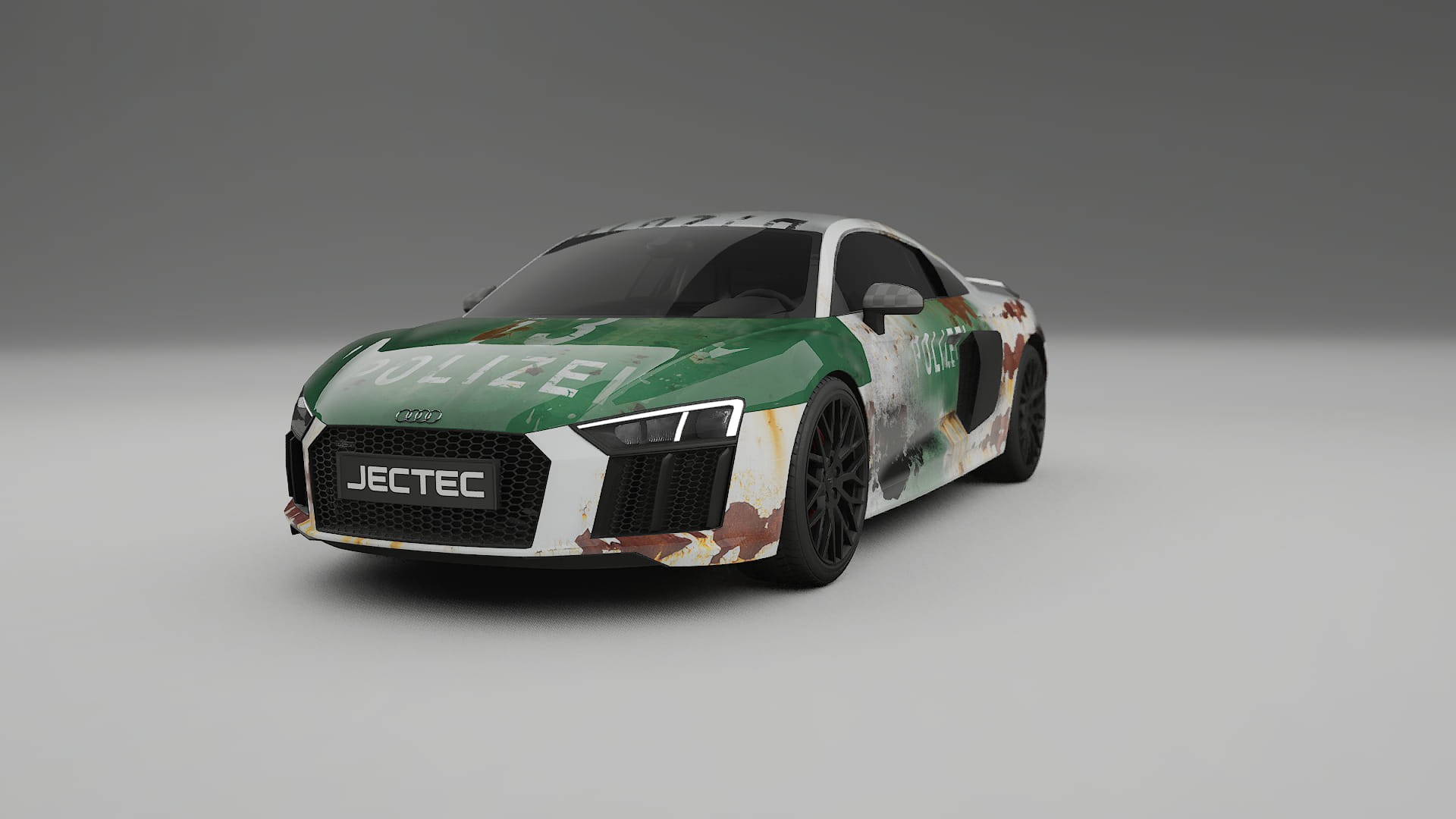 Audi R8 typ-4S prefacelift pre-LCI COBRA 11 – Ontworpen Wrap PPF Kit van Printbaar Polyurethaanfolie
