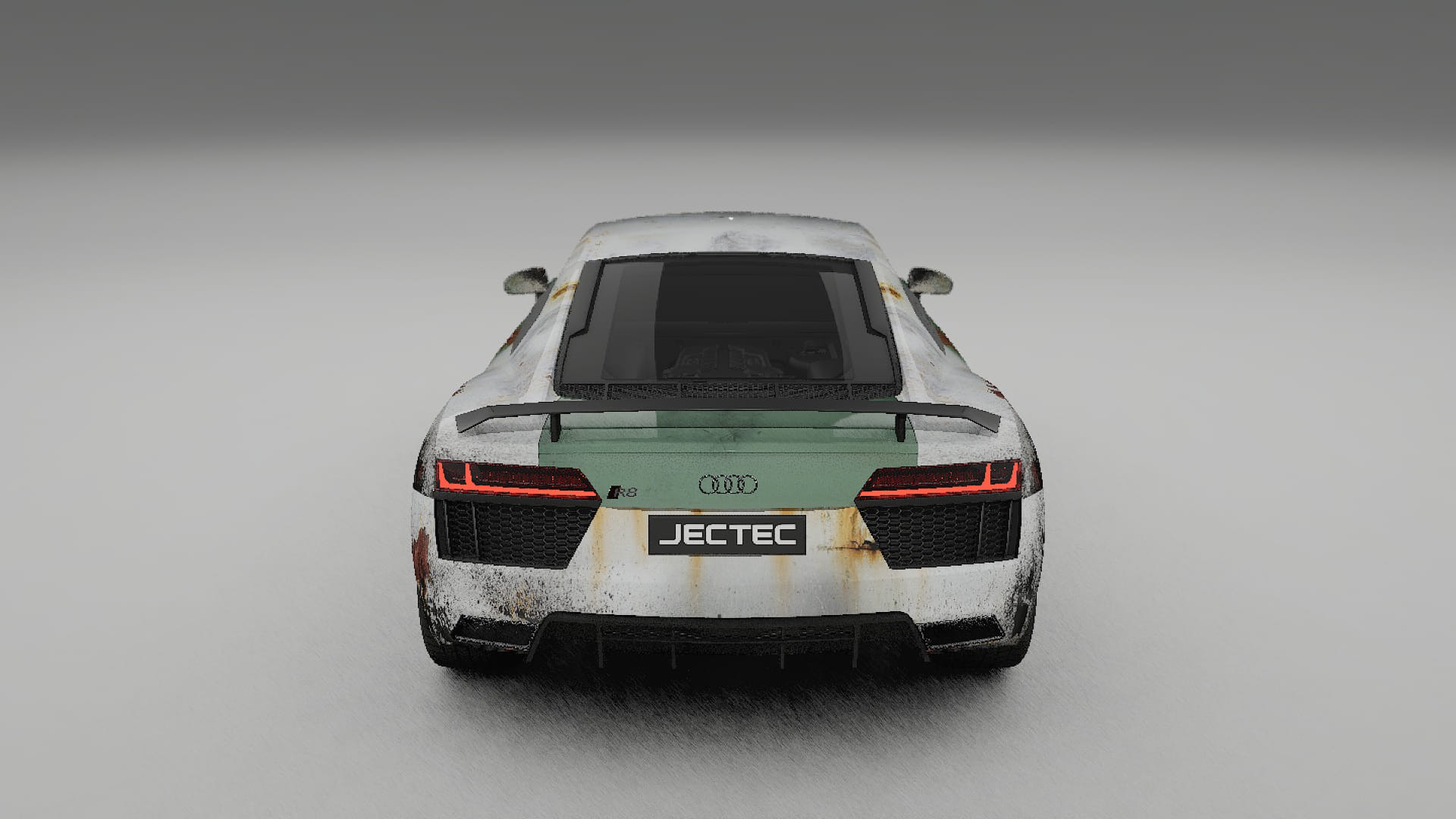 Audi R8 typ-4S prefacelift pre-LCI COBRA 11 – Ontworpen Wrap PPF Kit van Printbaar Polyurethaanfolie