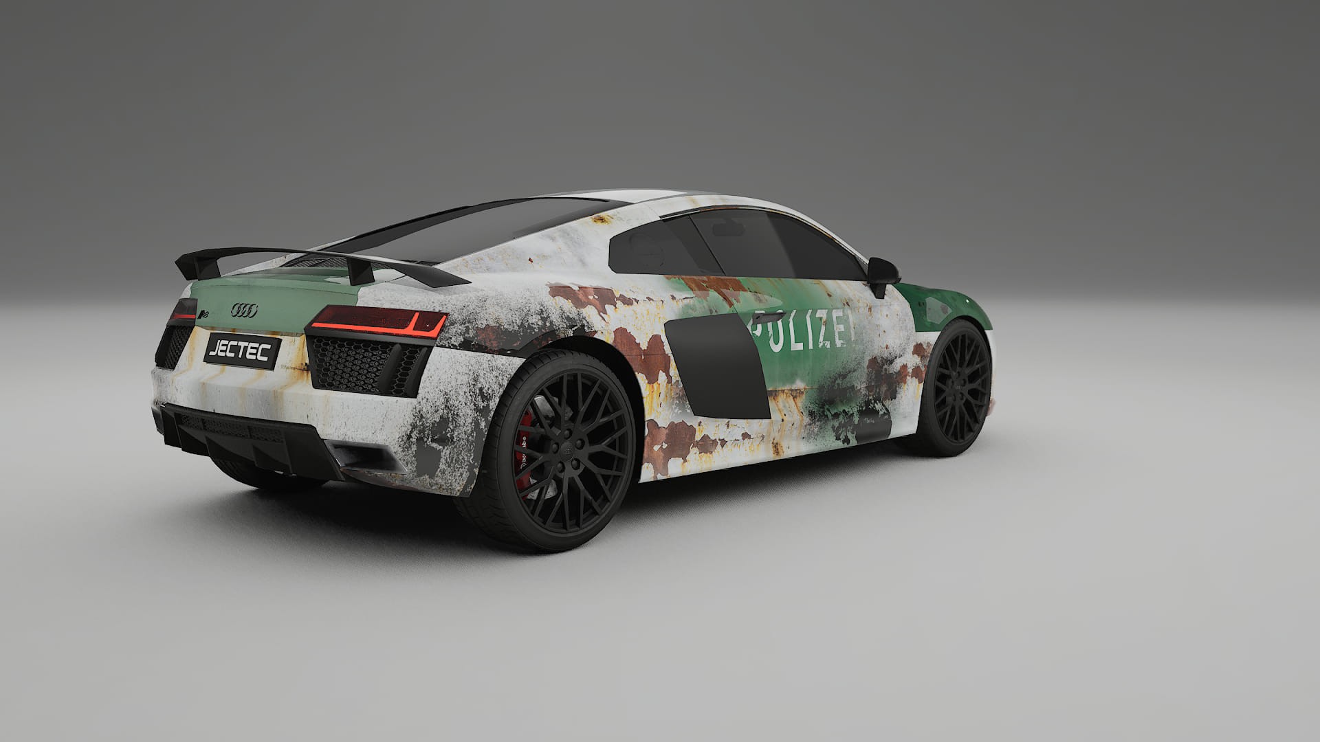 Audi R8 typ-4S prefacelift pre-LCI COBRA 11 – Ontworpen Wrap PPF Kit van Printbaar Polyurethaanfolie