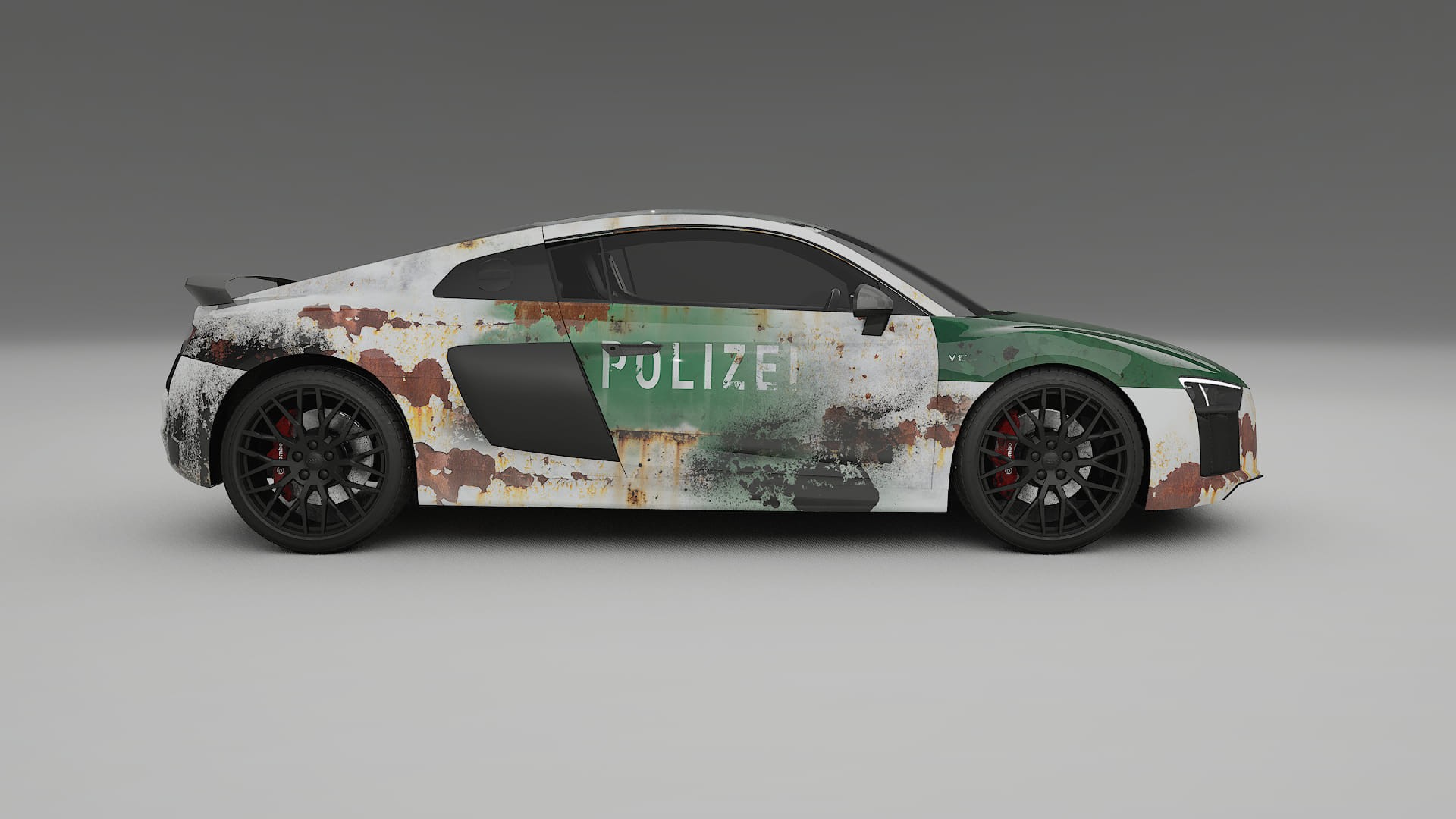 Audi R8 typ-4S prefacelift pre-LCI COBRA 11 – Ontworpen Wrap PPF Kit van Printbaar Polyurethaanfolie