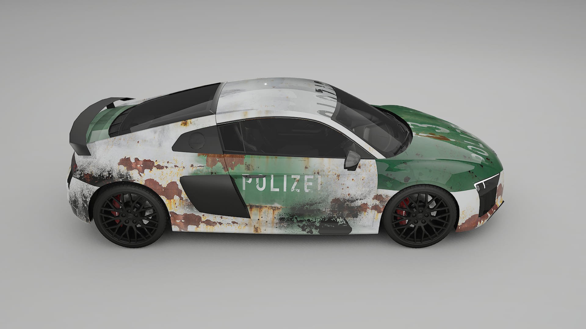 Audi R8 typ-4S prefacelift pre-LCI COBRA 11 – Ontworpen Wrap PPF Kit van Printbaar Polyurethaanfolie