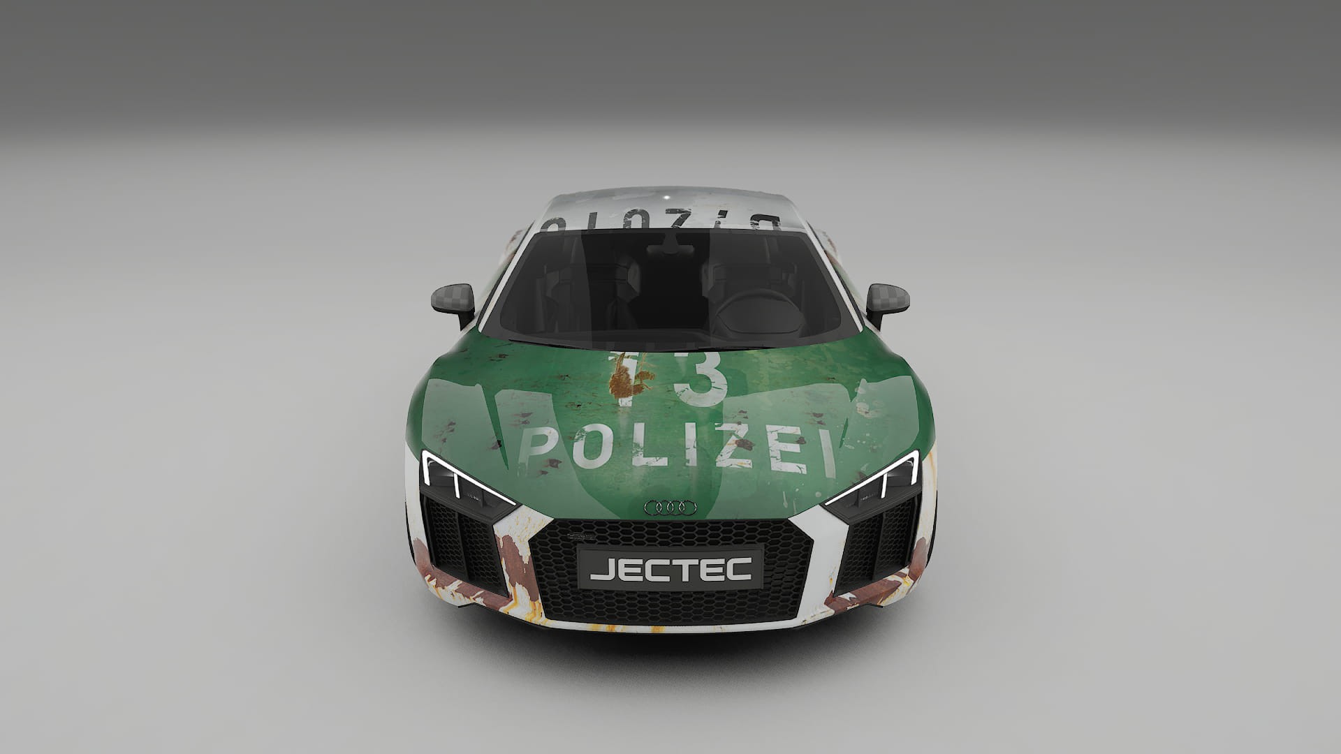 Audi R8 typ-4S prefacelift pre-LCI COBRA 11 – Ontworpen Wrap PPF Kit van Printbaar Polyurethaanfolie