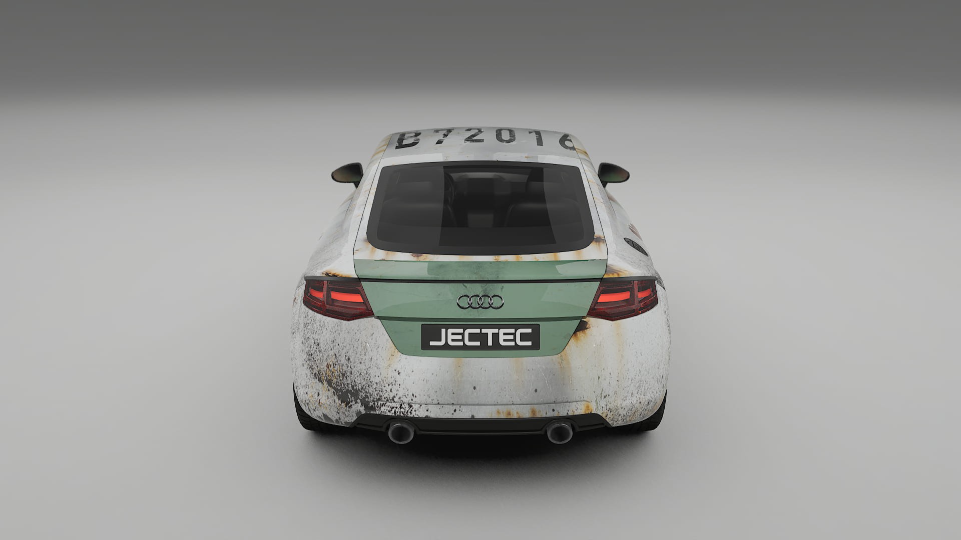 Audi TT Coupe 8S prefacelift pre-LCI COBRA 11 – Ontworpen Wrap PPF Kit van Printbaar Polyurethaanfolie