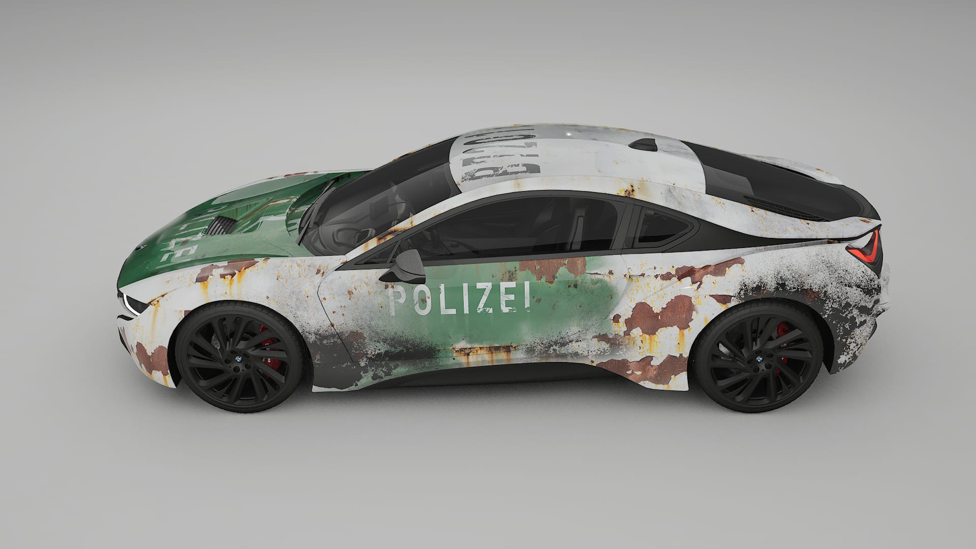 BMW I8 I12 COBRA 11 – Ontworpen Wrap PPF Kit van Printbaar Polyurethaanfolie