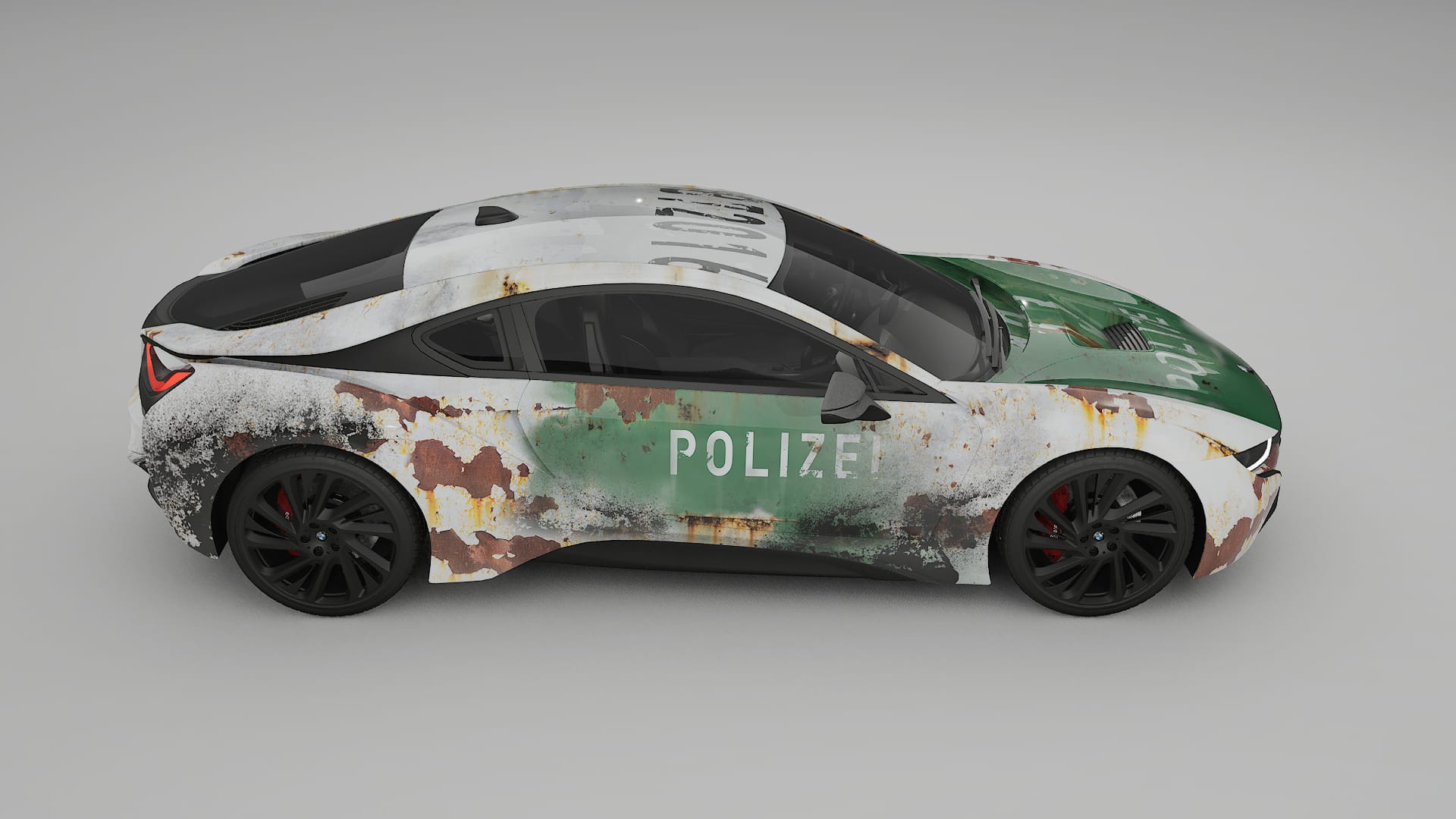 BMW I8 I12 COBRA 11 – Ontworpen Wrap PPF Kit van Printbaar Polyurethaanfolie