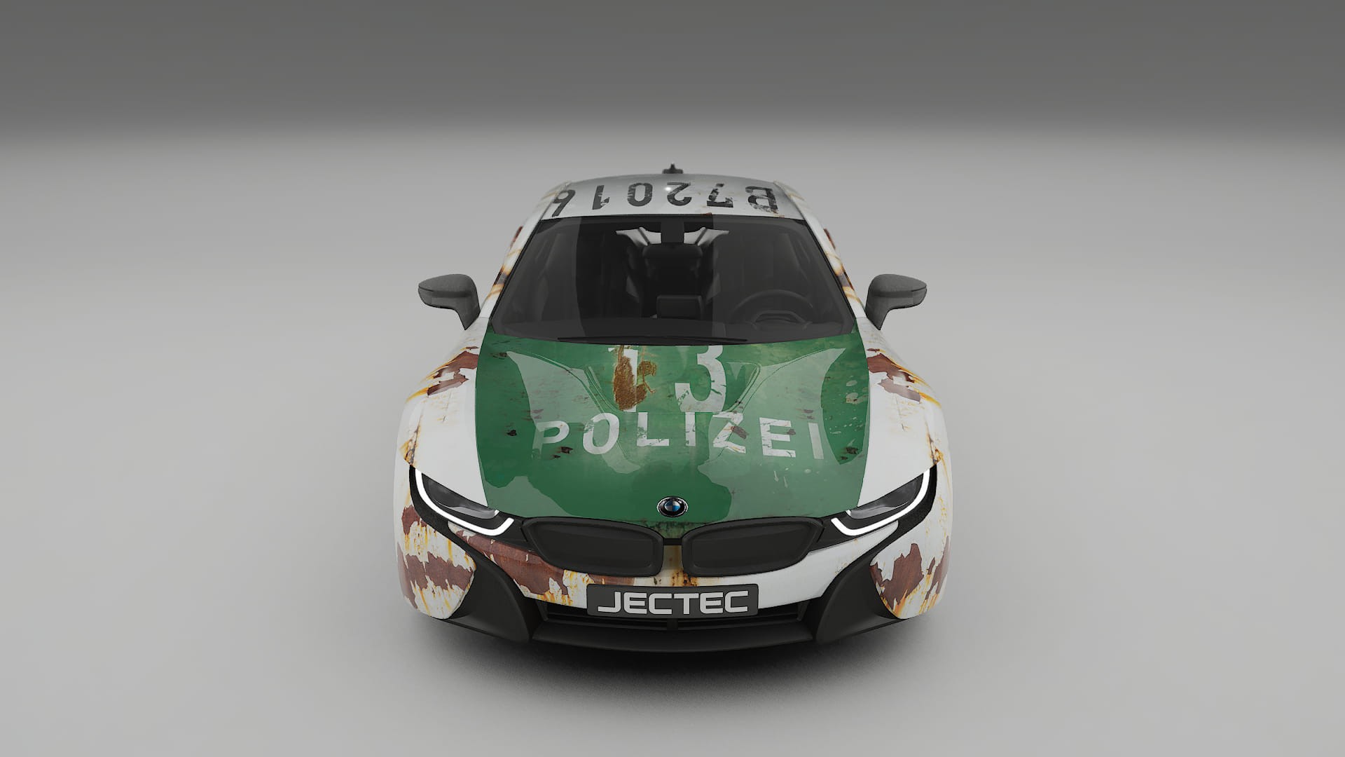 BMW I8 I12 COBRA 11 – Ontworpen Wrap PPF Kit van Printbaar Polyurethaanfolie