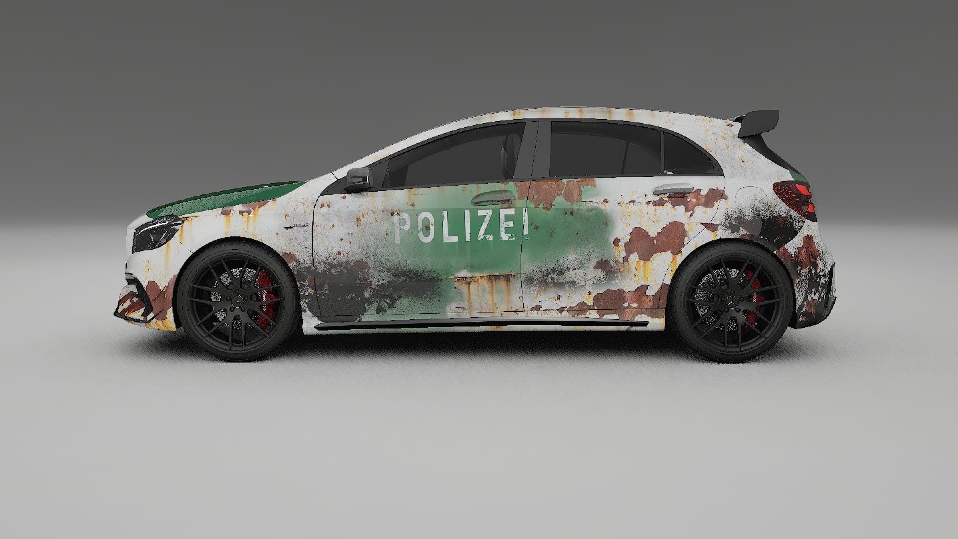 Mercedes A45 AMG W176 COBRA 11 – Ontworpen Wrap PPF Kit van Printbaar Polyurethaanfolie