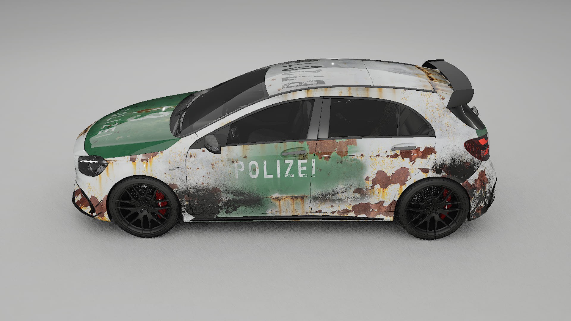 Mercedes A45 AMG W176 COBRA 11 – Ontworpen Wrap PPF Kit van Printbaar Polyurethaanfolie