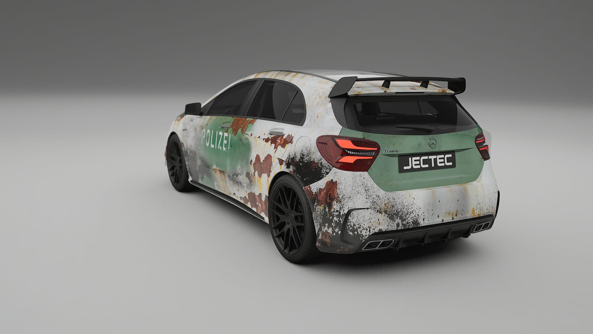 Mercedes A45 AMG W176 COBRA 11 – Ontworpen Wrap PPF Kit van Printbaar Polyurethaanfolie