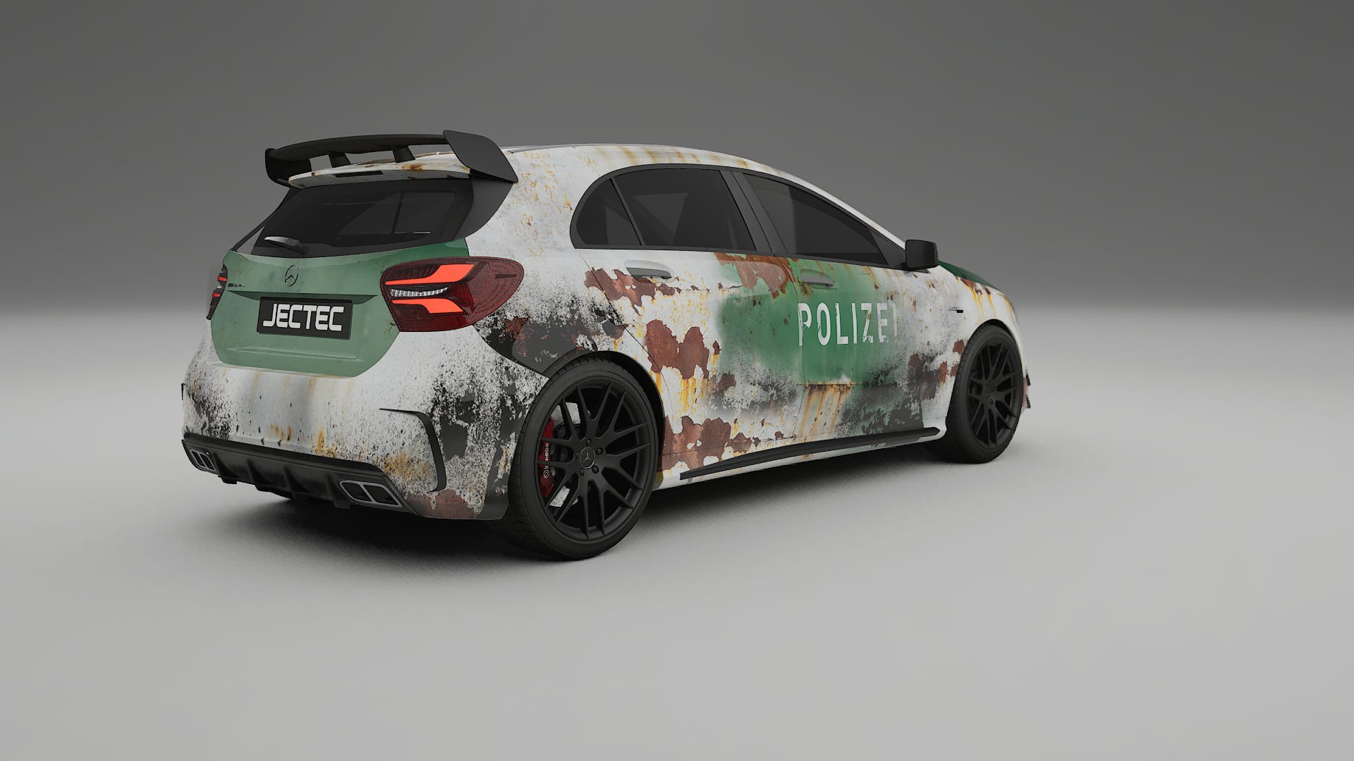 Mercedes A45 AMG W176 COBRA 11 – Ontworpen Wrap PPF Kit van Printbaar Polyurethaanfolie
